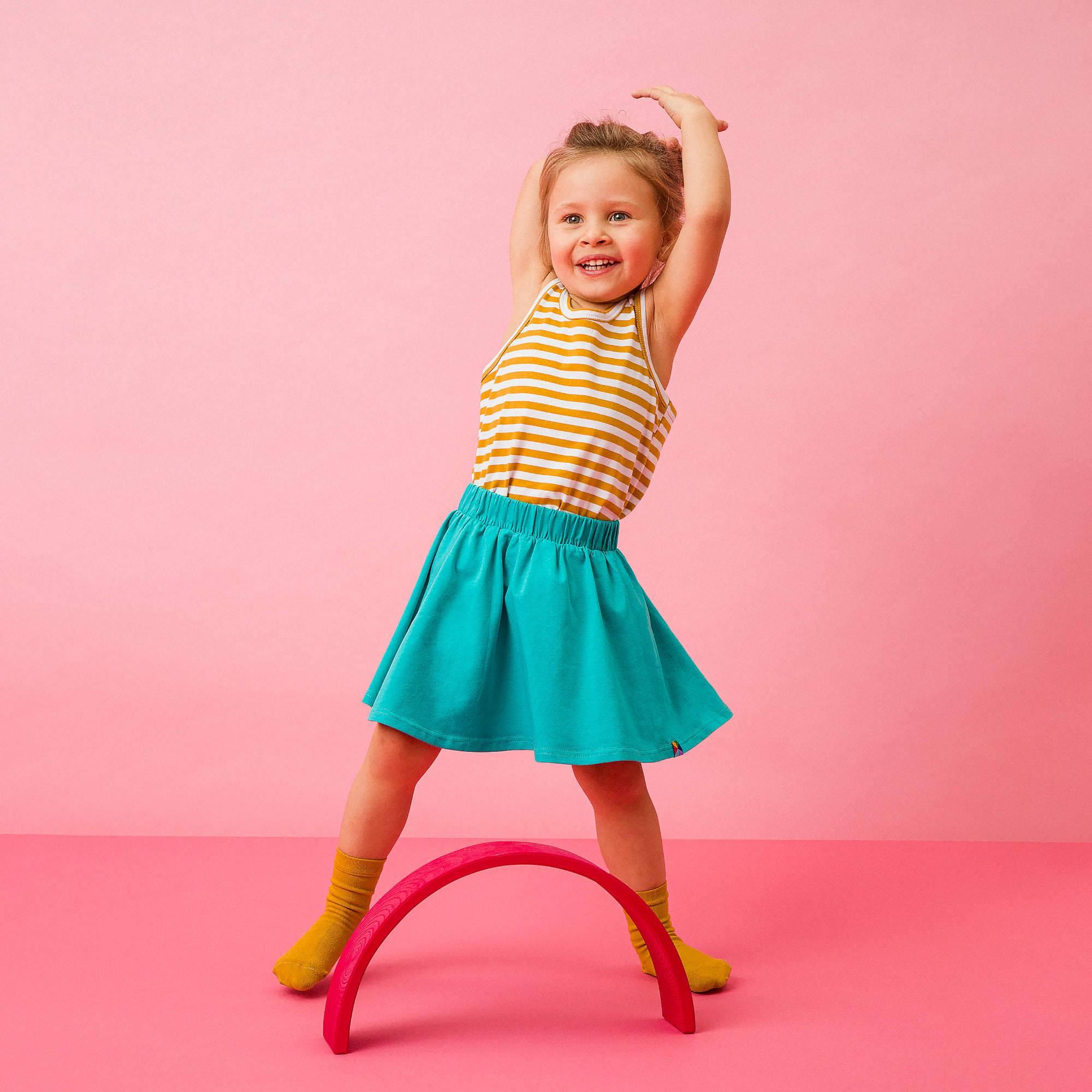 Mustard stripes tank top