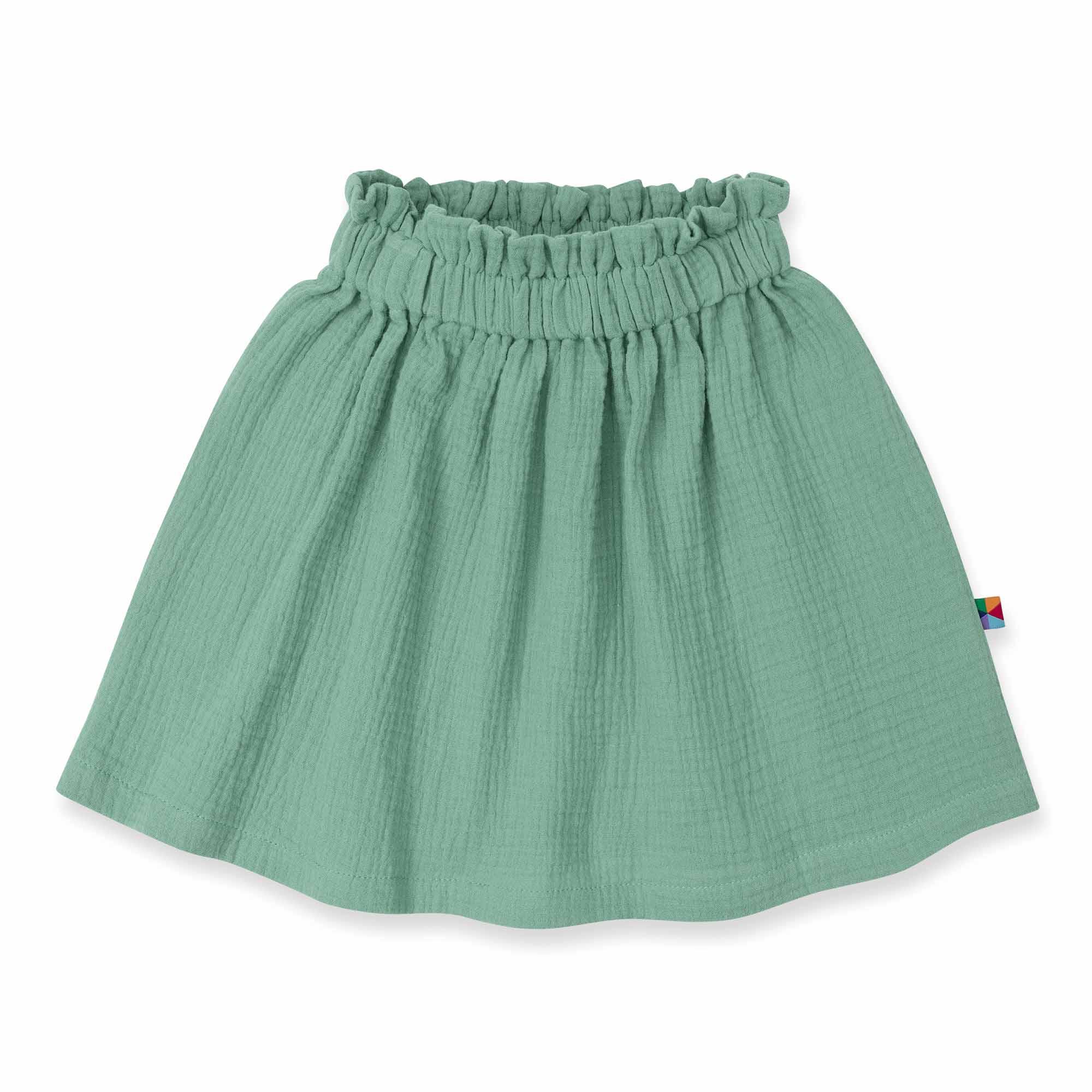 Celadon muslin skirt