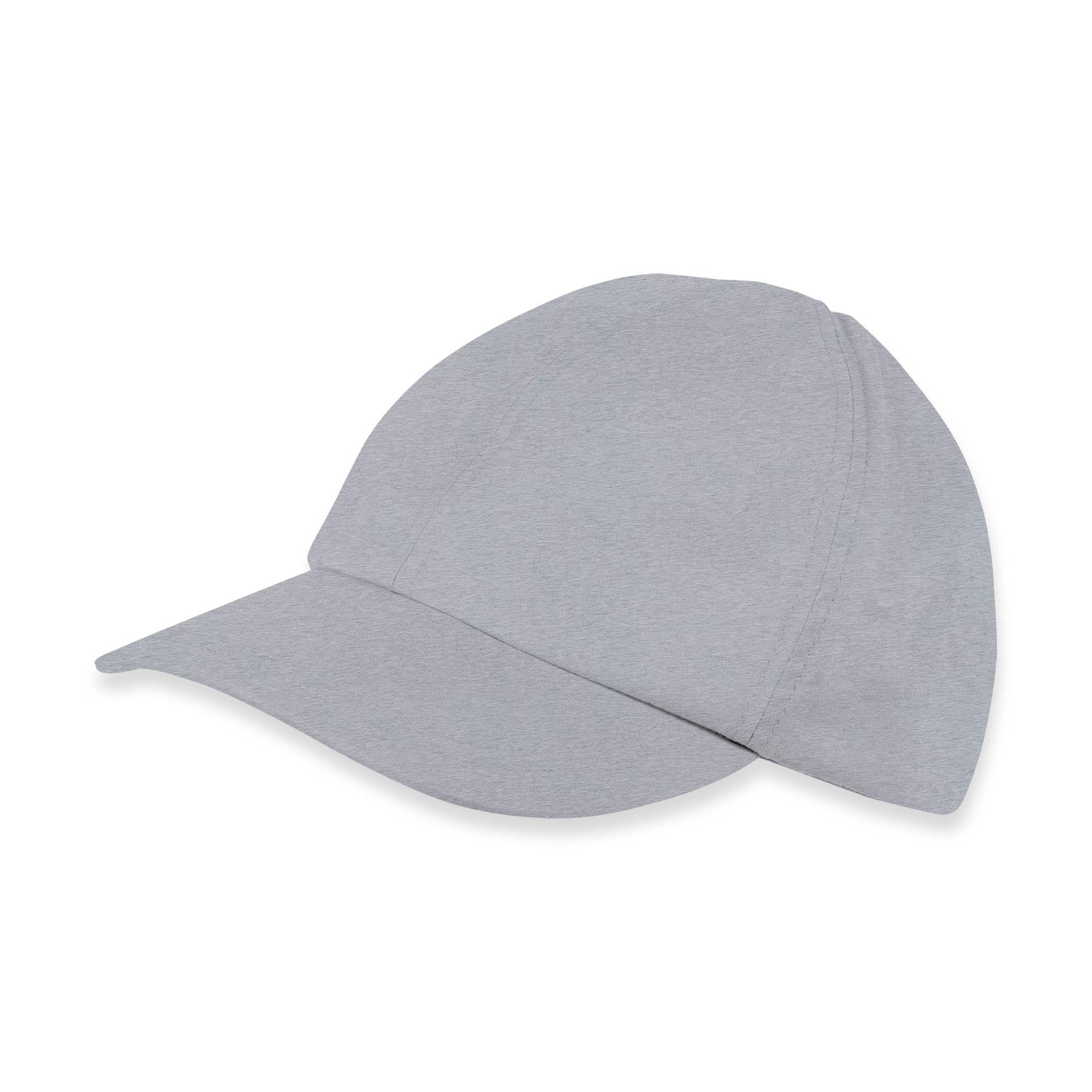 Grey melange baseball cap