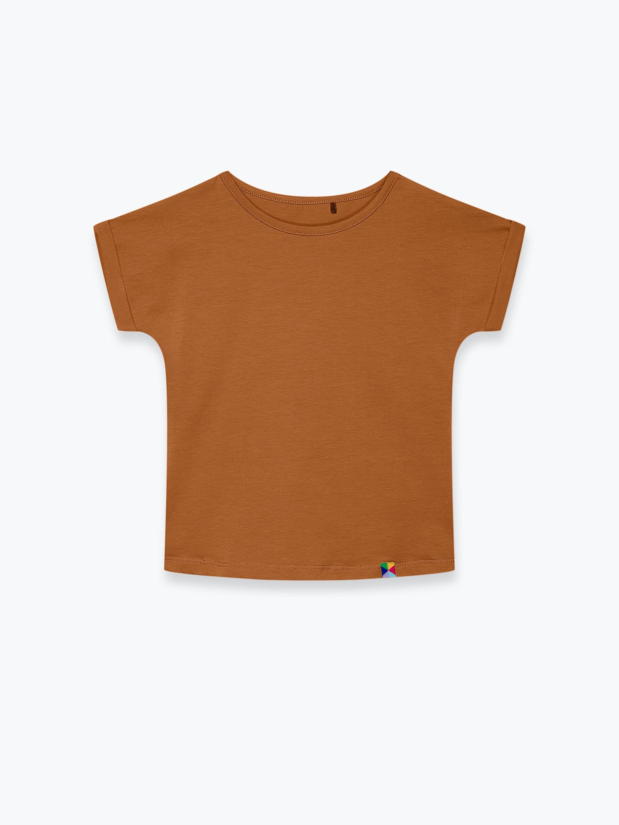 Caramel crew neck shirt