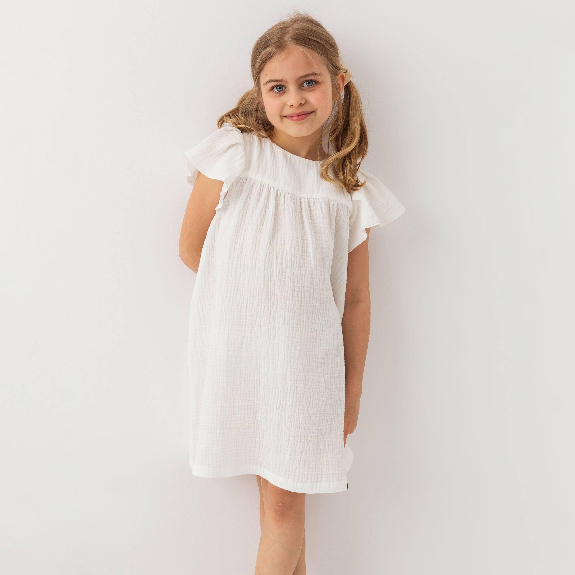 White muslin dress