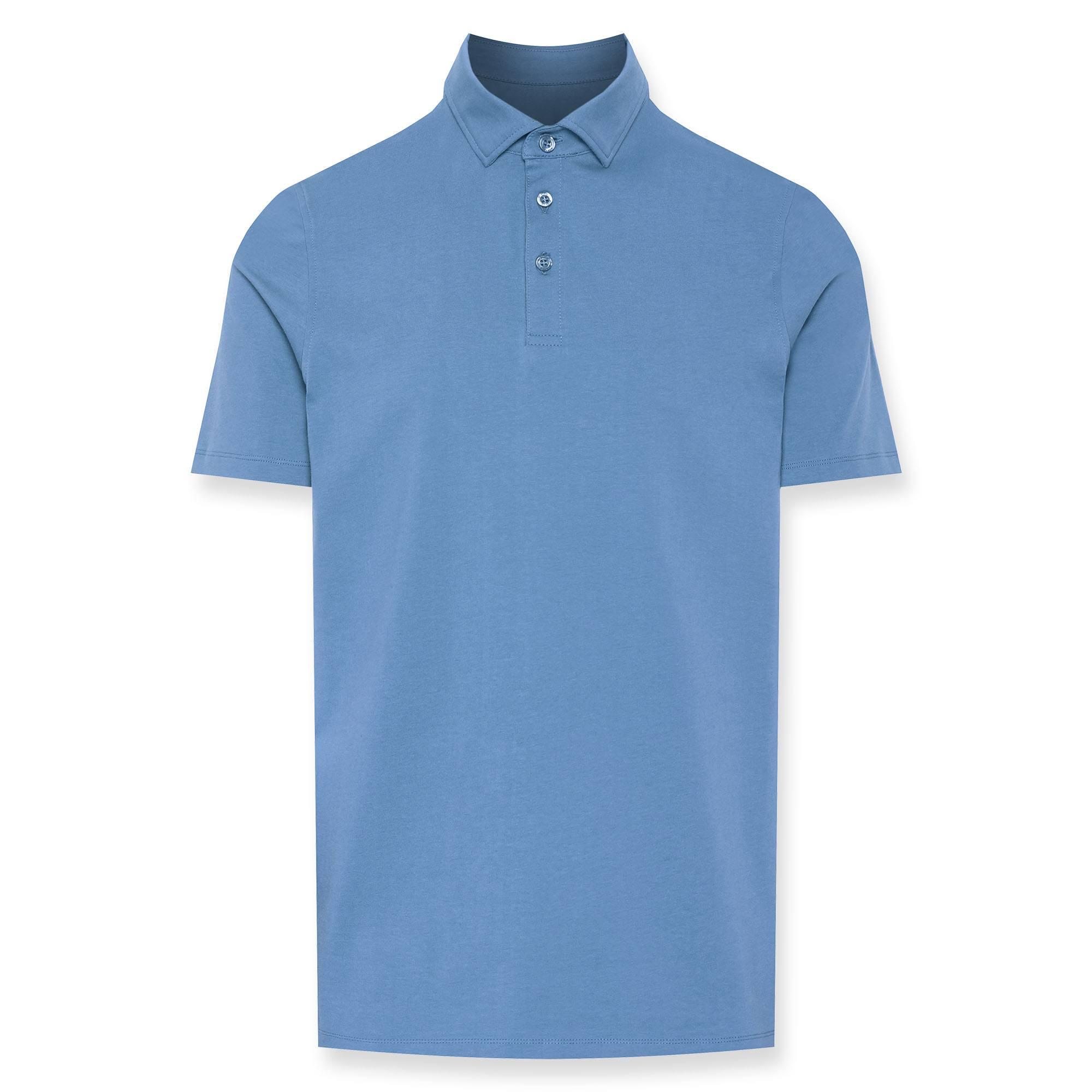 Sky blue polo shirt Men