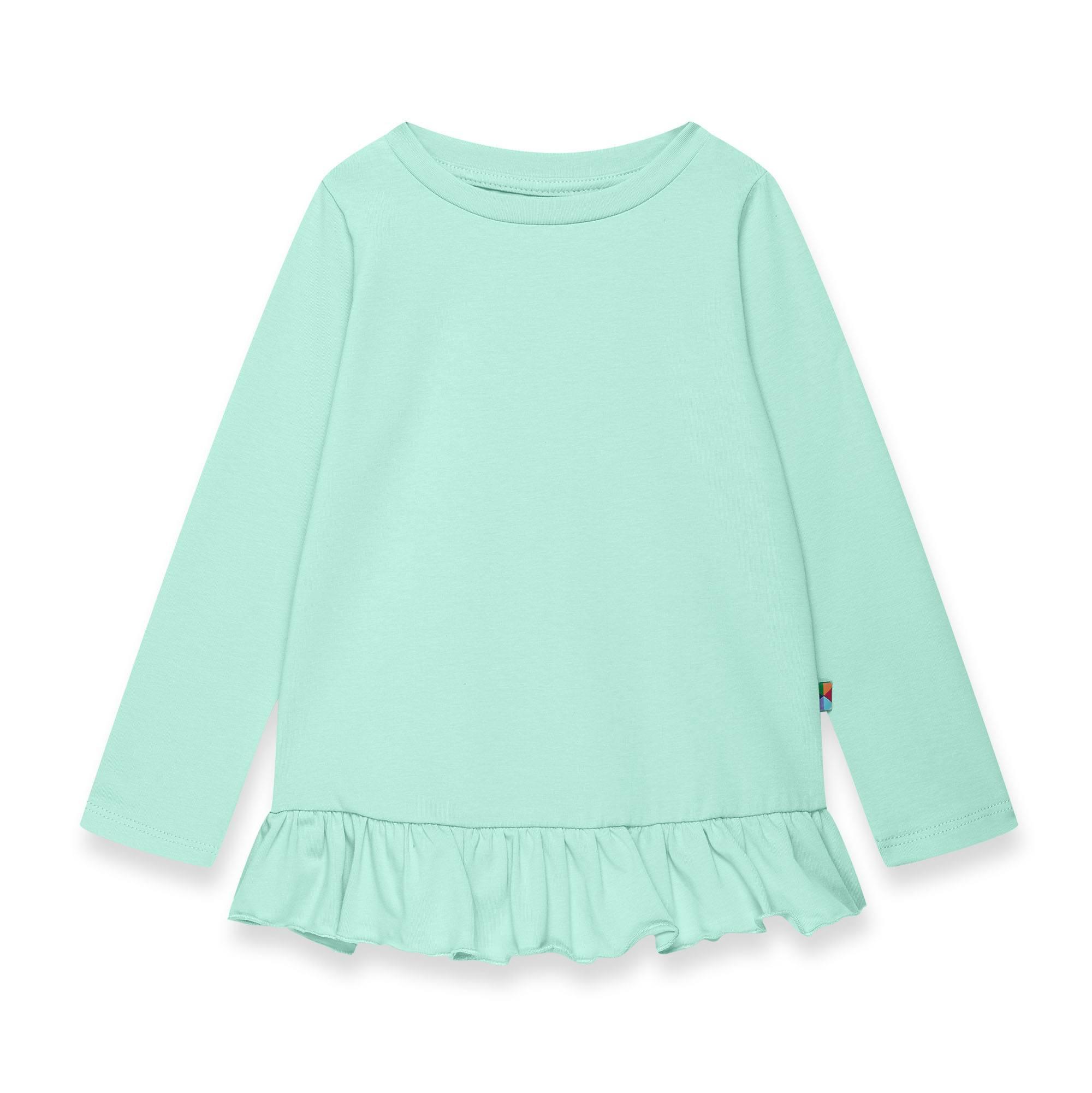 Mint ruffle blouse Baby