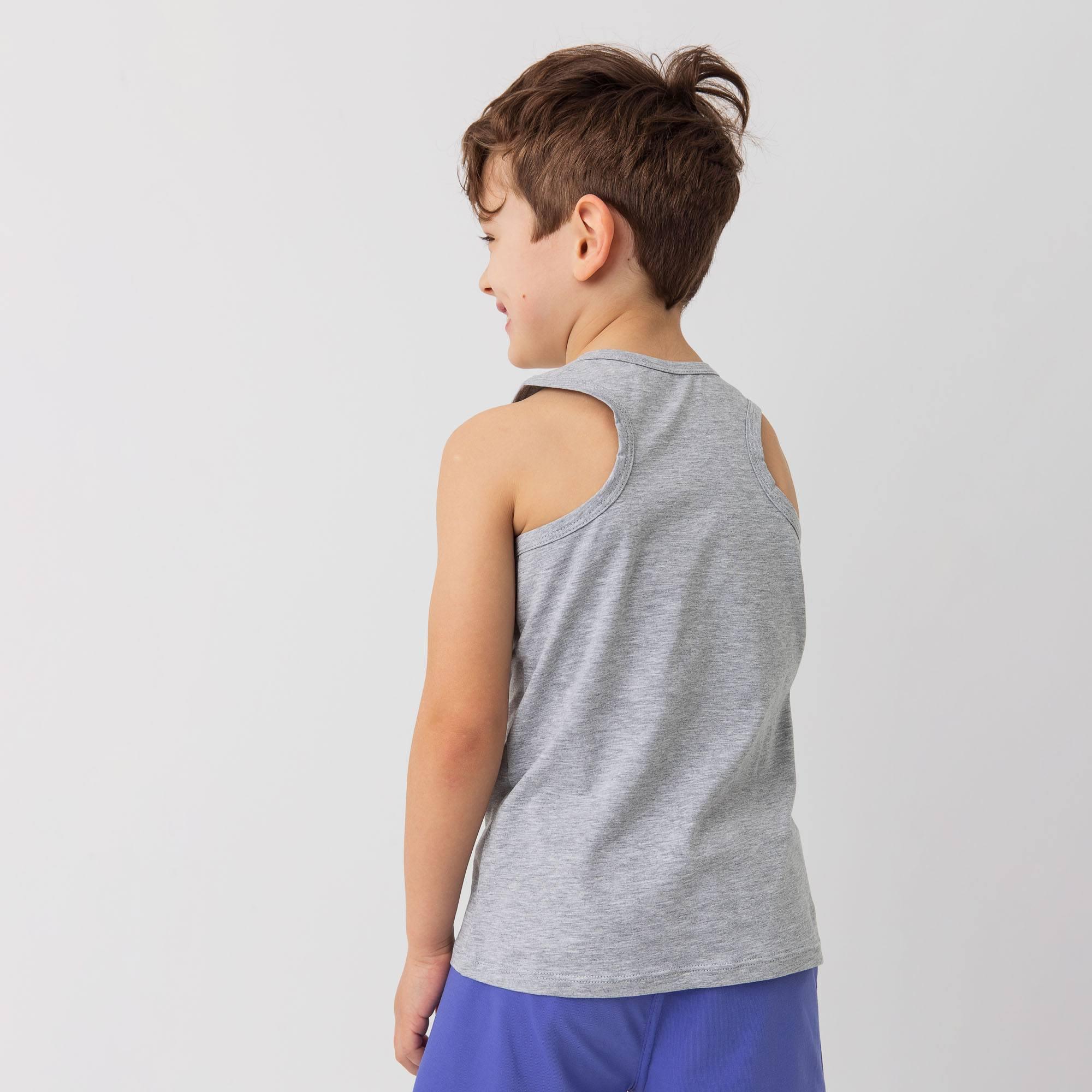 Grey melange tank top