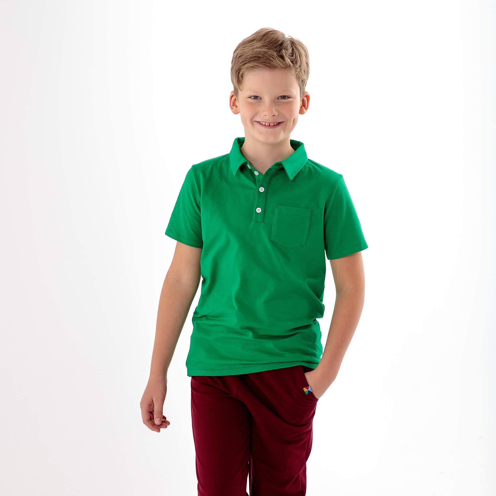 Green polo shirt Junior