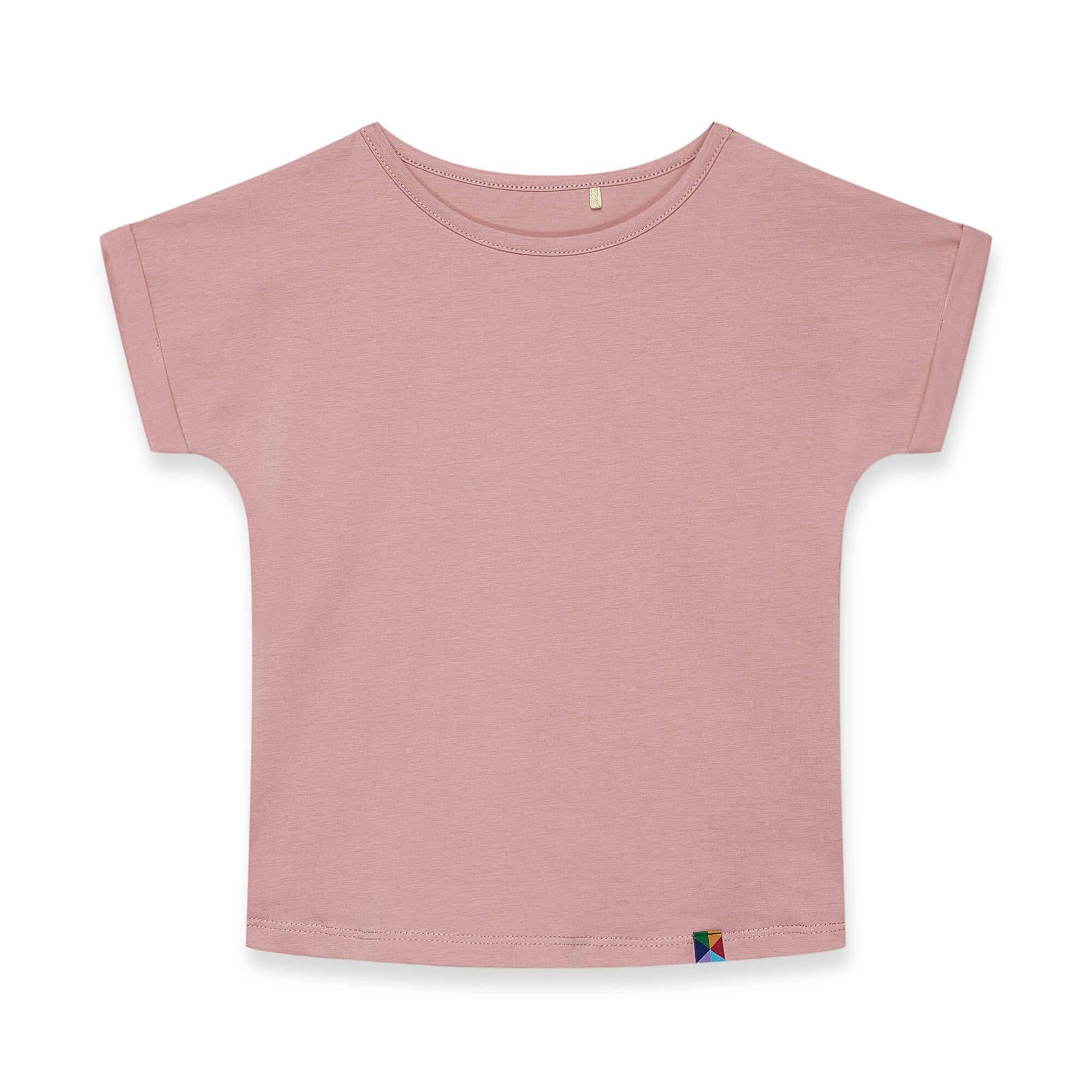 Pastel pink crew neck shirt