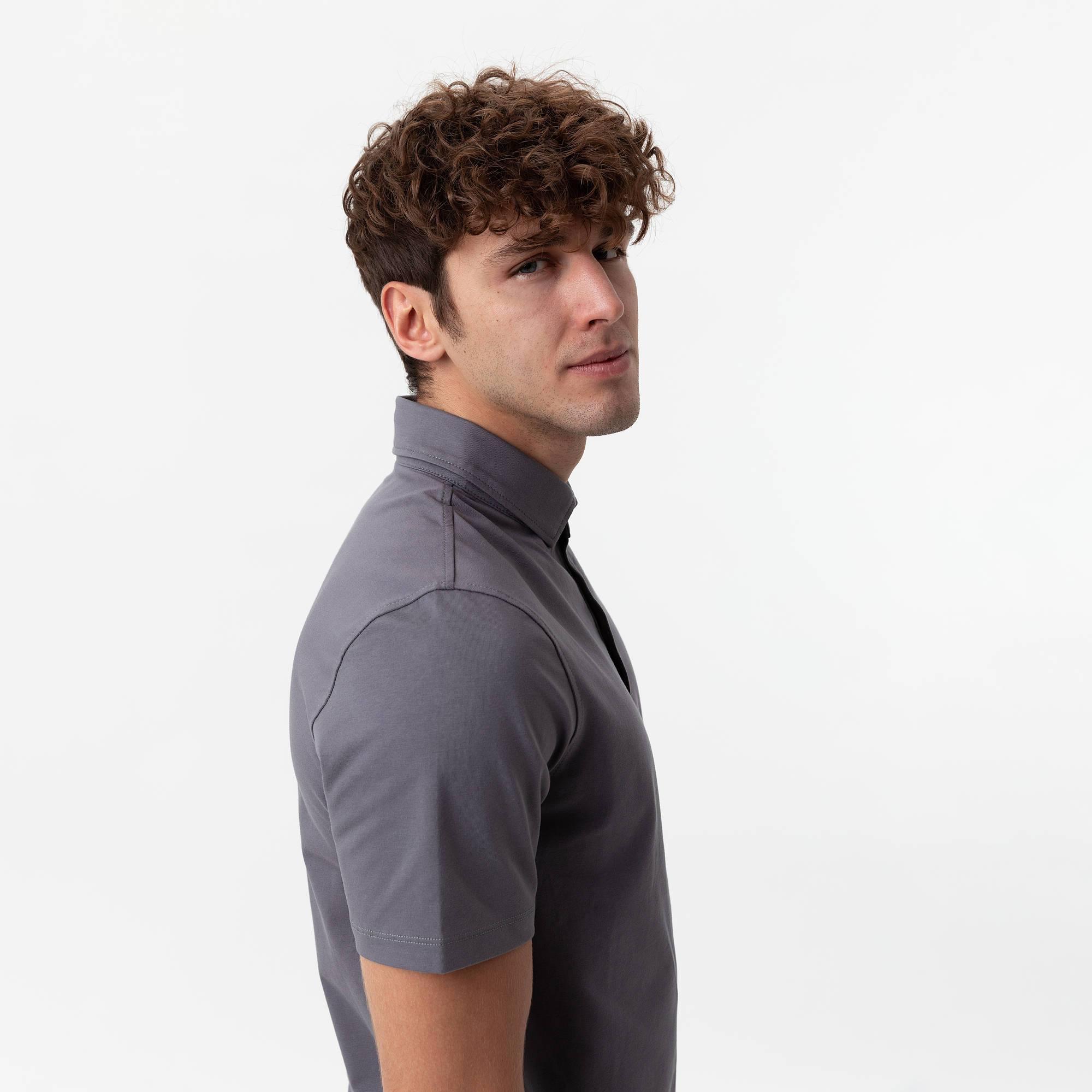 Graphite polo shirt Men