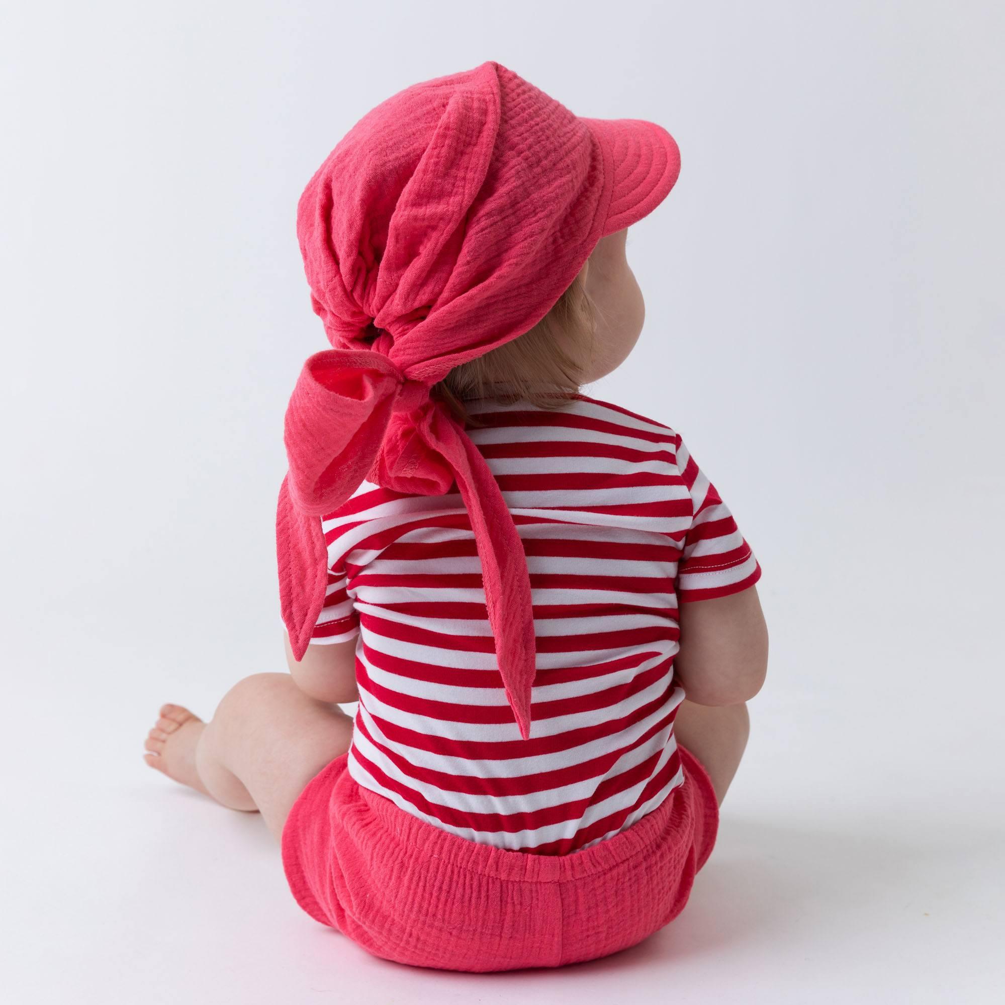 Coral muslin bloomers Baby