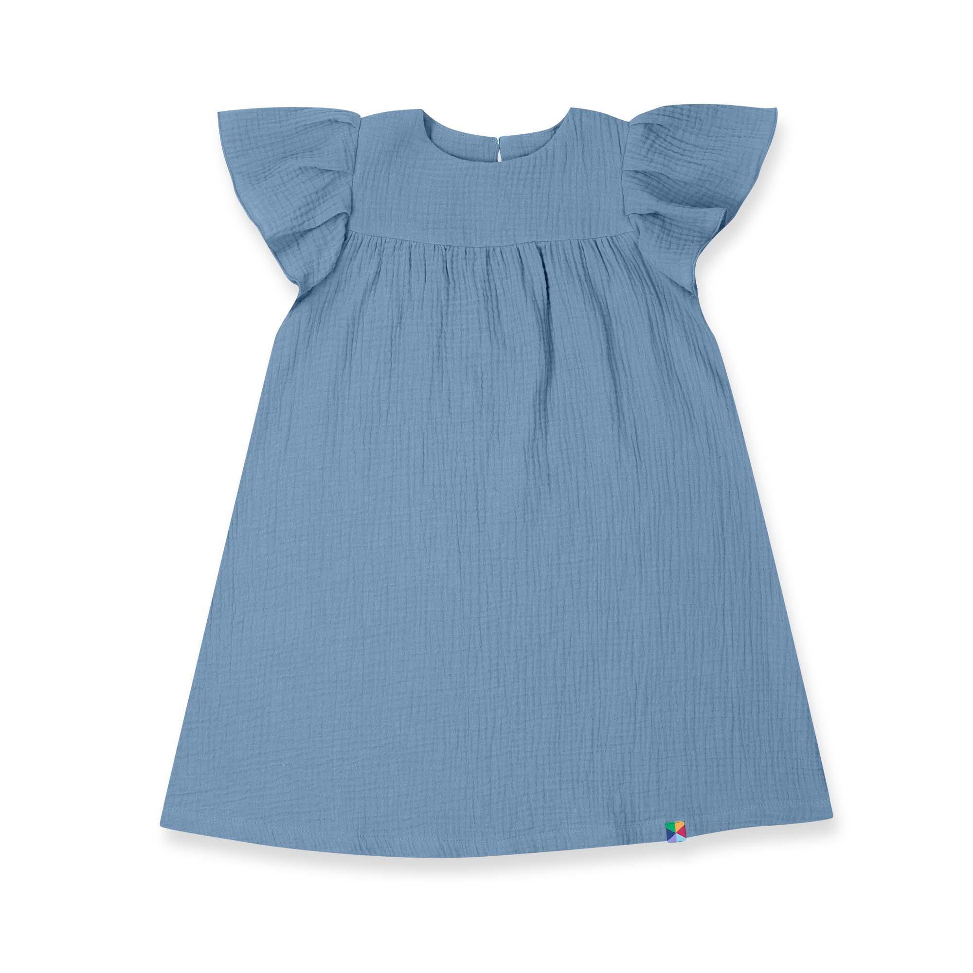 Sky blue muslin dress