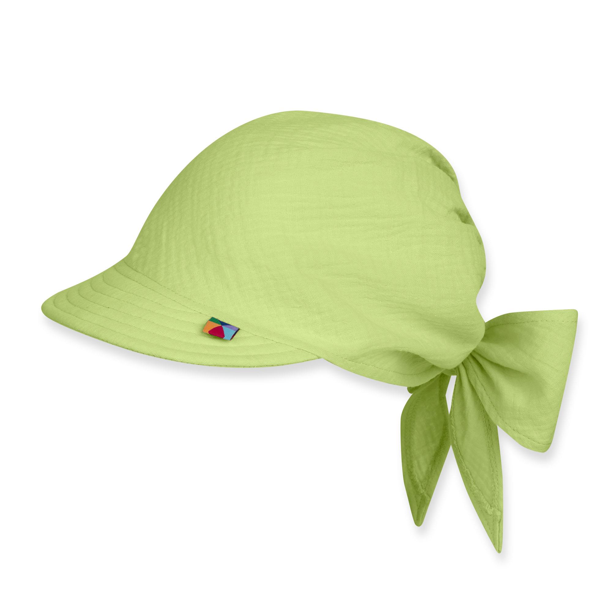 Lime muslin bandana hat