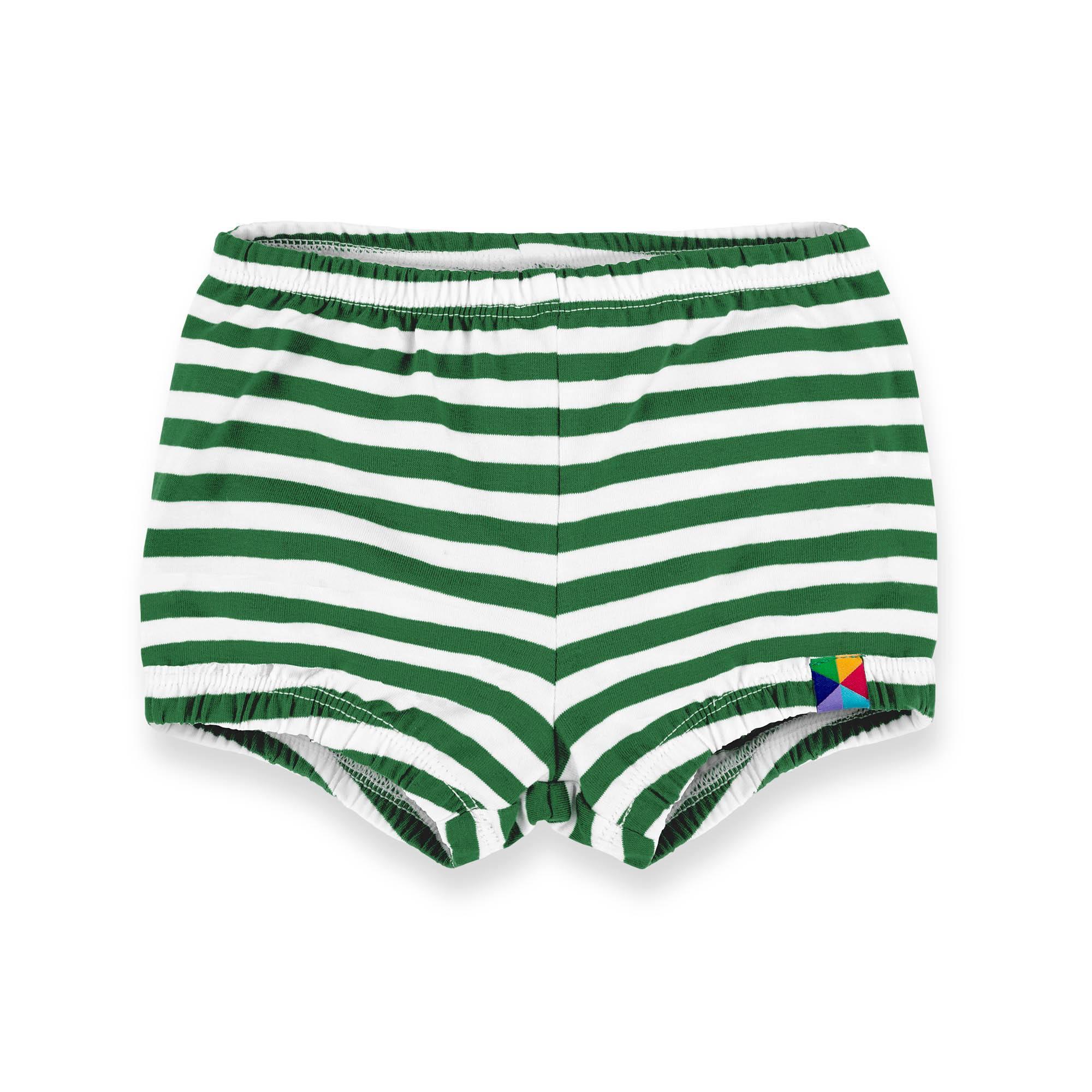 Green stripes bloomers