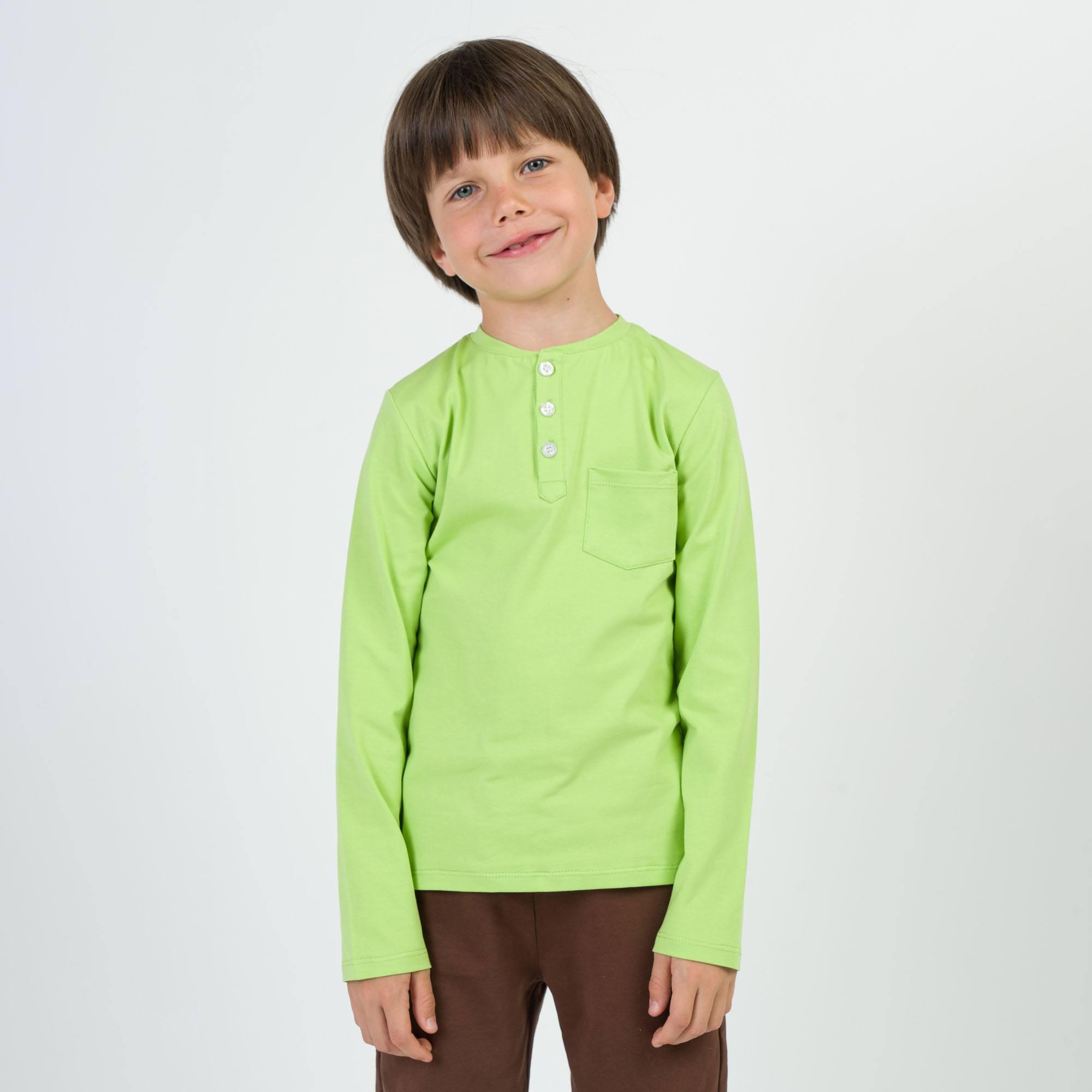 Lime green henley longsleeve shirt