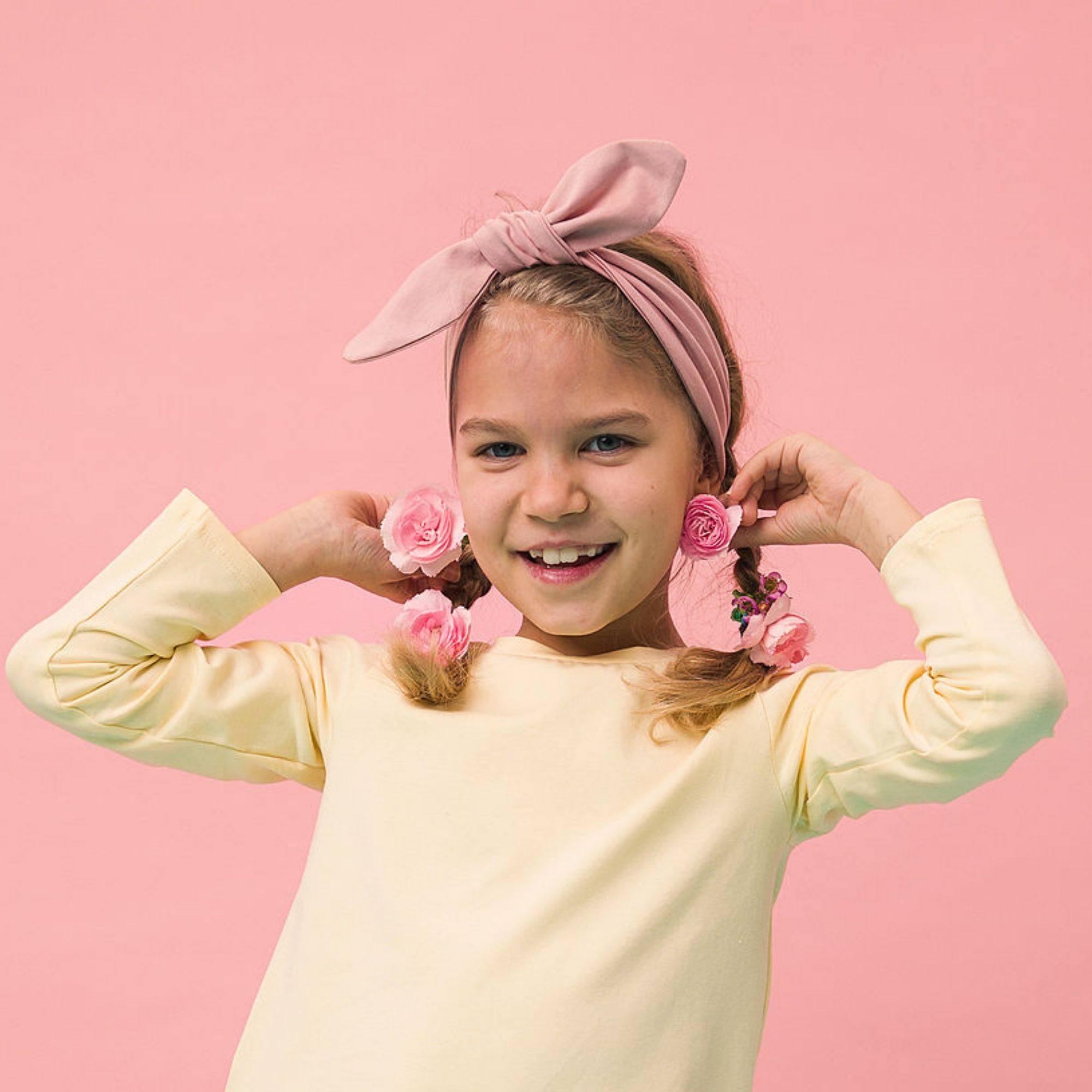 Pastel pink pin-up headband