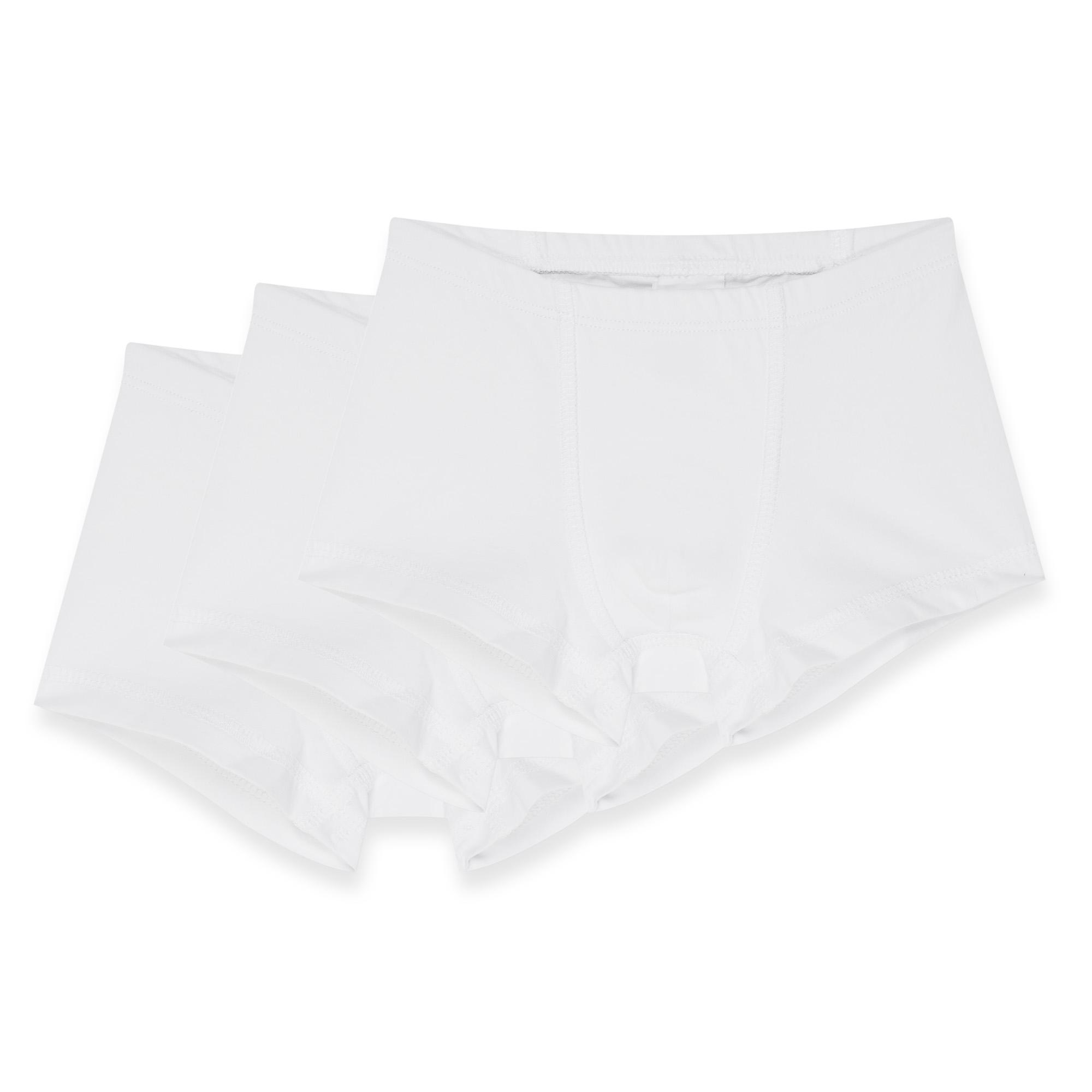 White boxer shorts