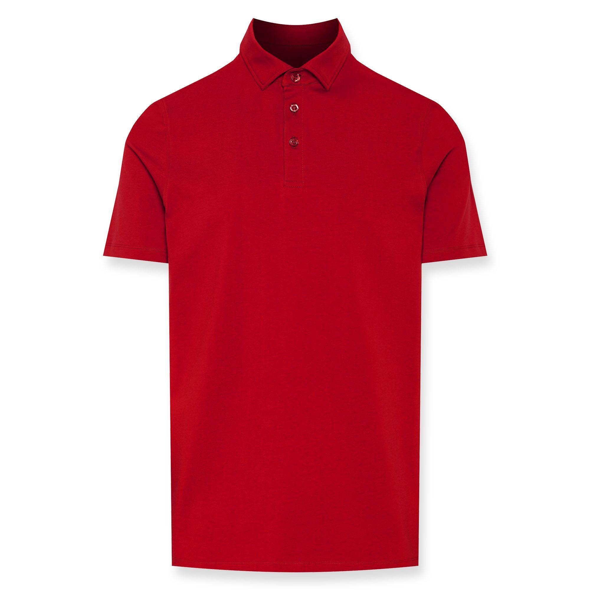 Red polo shirt Men