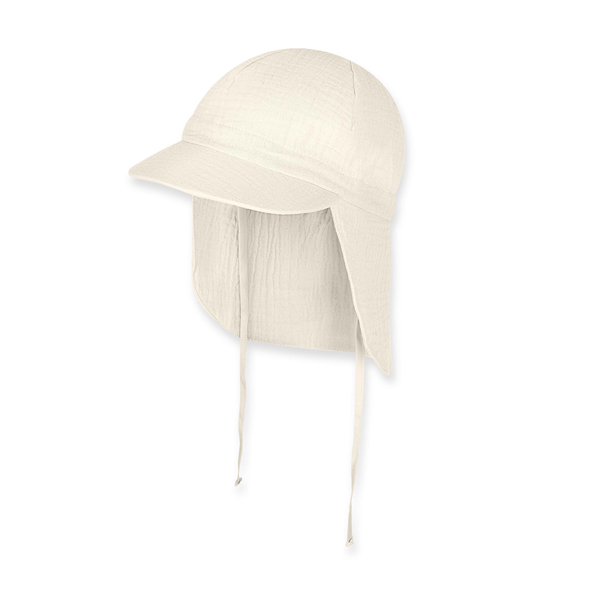 Ecru muslin sun hat Baby