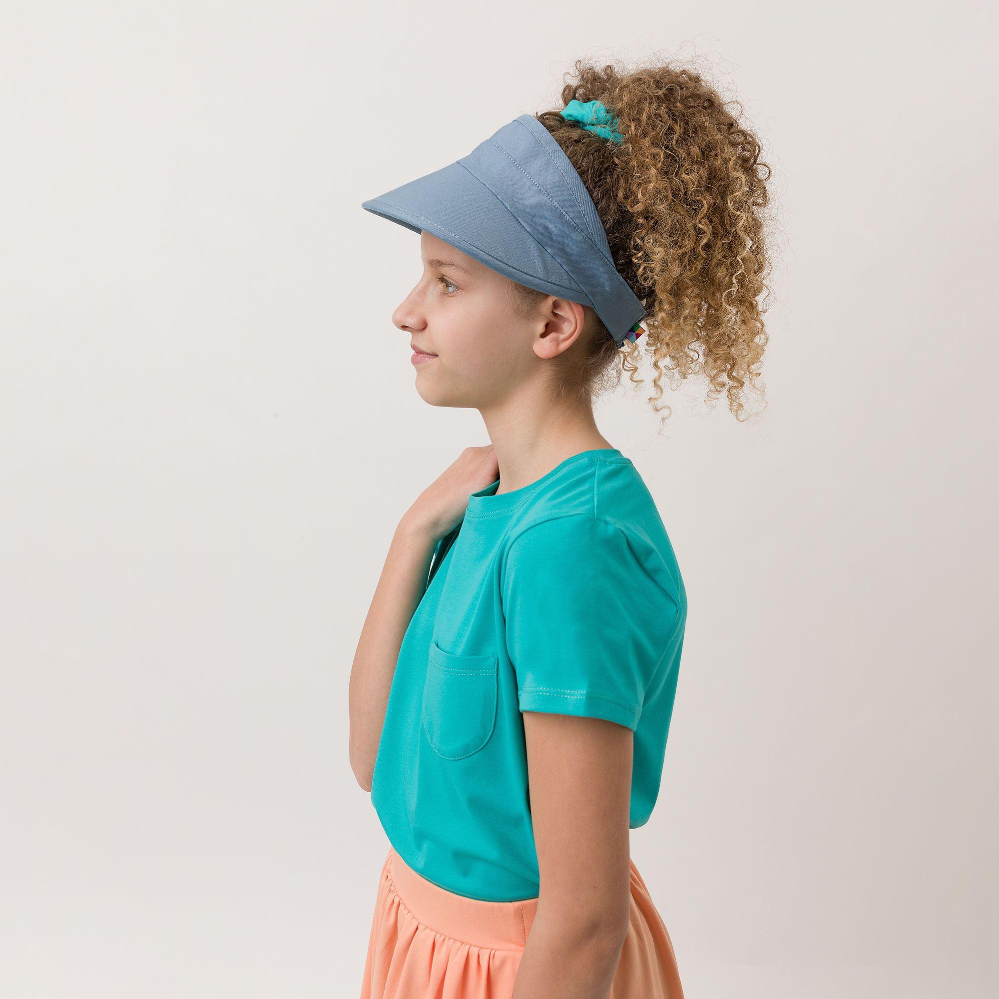 Turquoise T-shirt with a pocket Junior