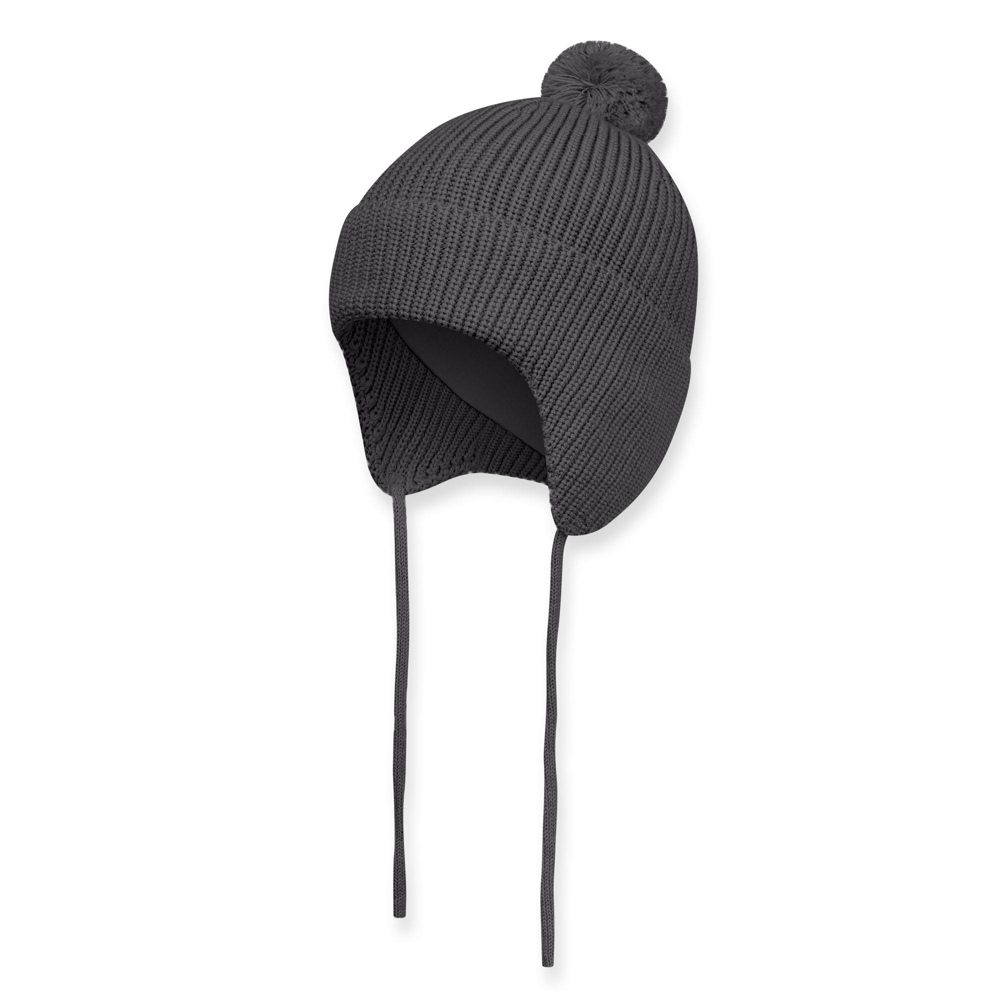 Graphite merino wool hat Baby