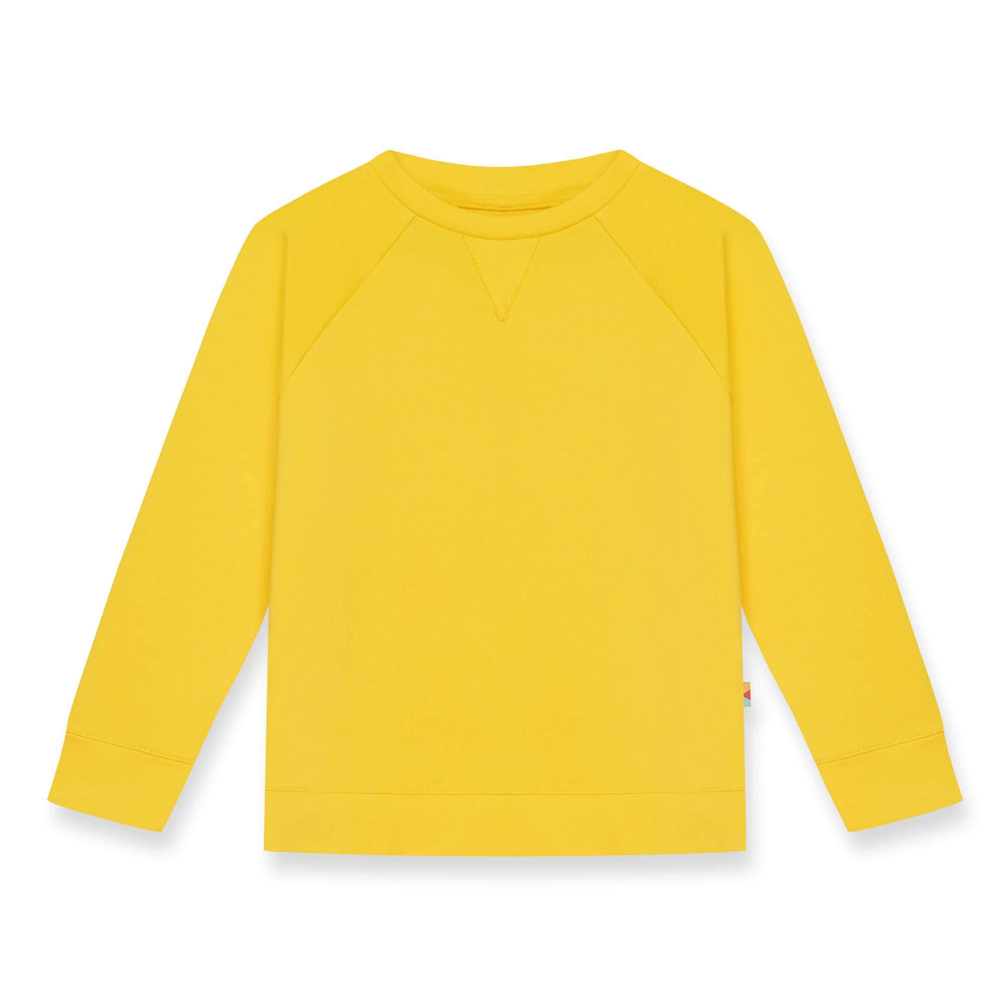 Yellow pullover sweatshirt