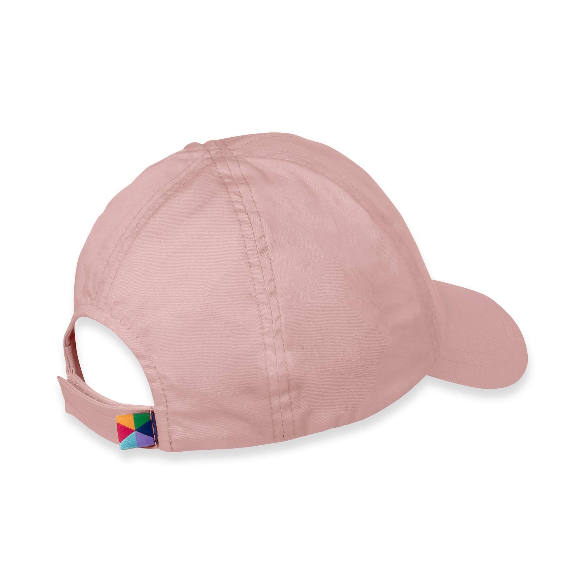 Pastel pink baseball cap adults