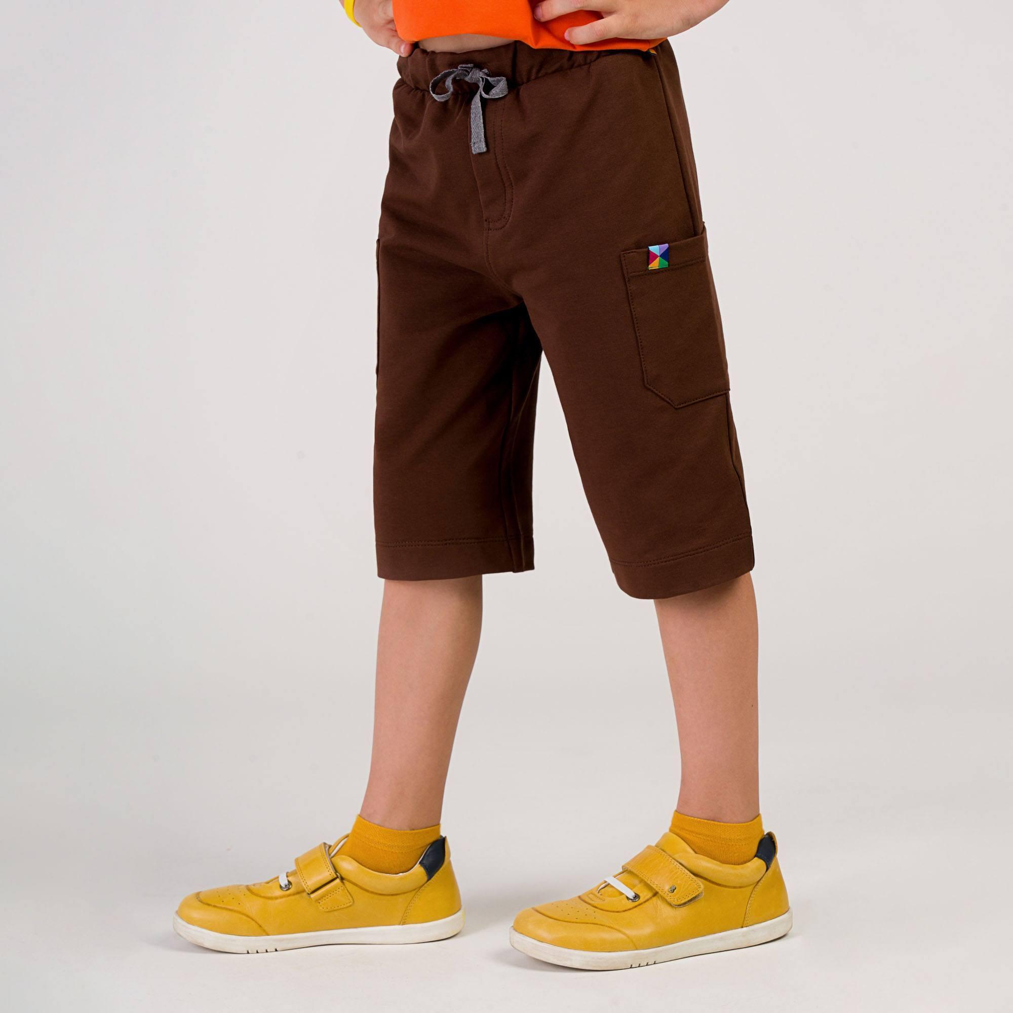 Brown cargo shorts