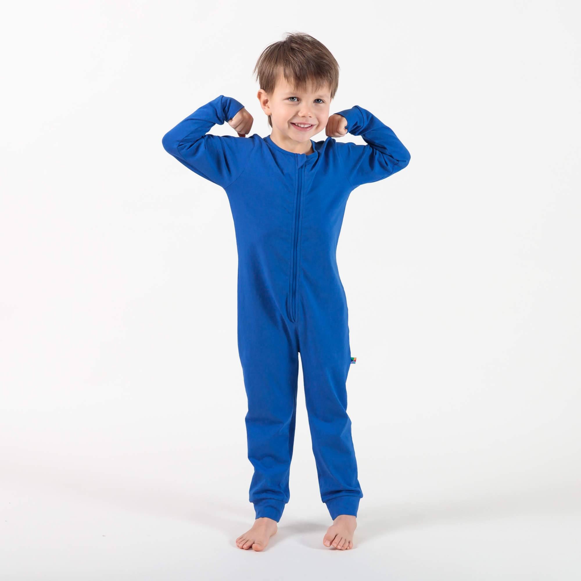 Blue romper sleeping suit