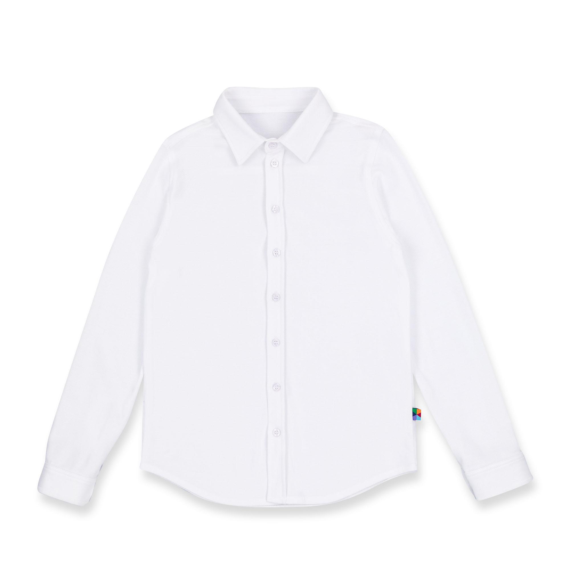 White shirt with a classic collar Junior