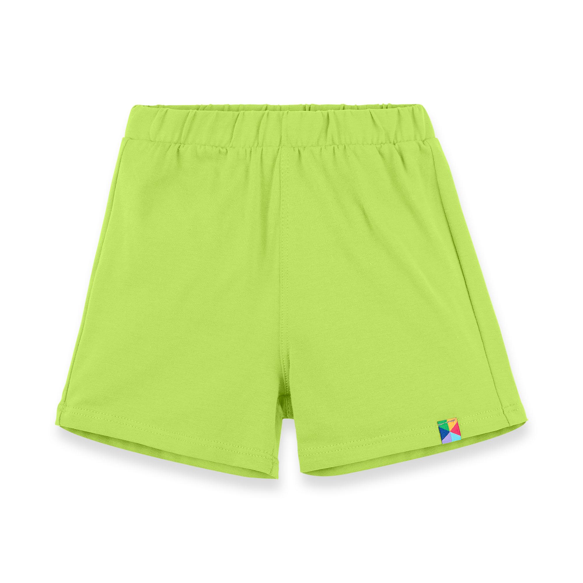 Lime green sweat shorts