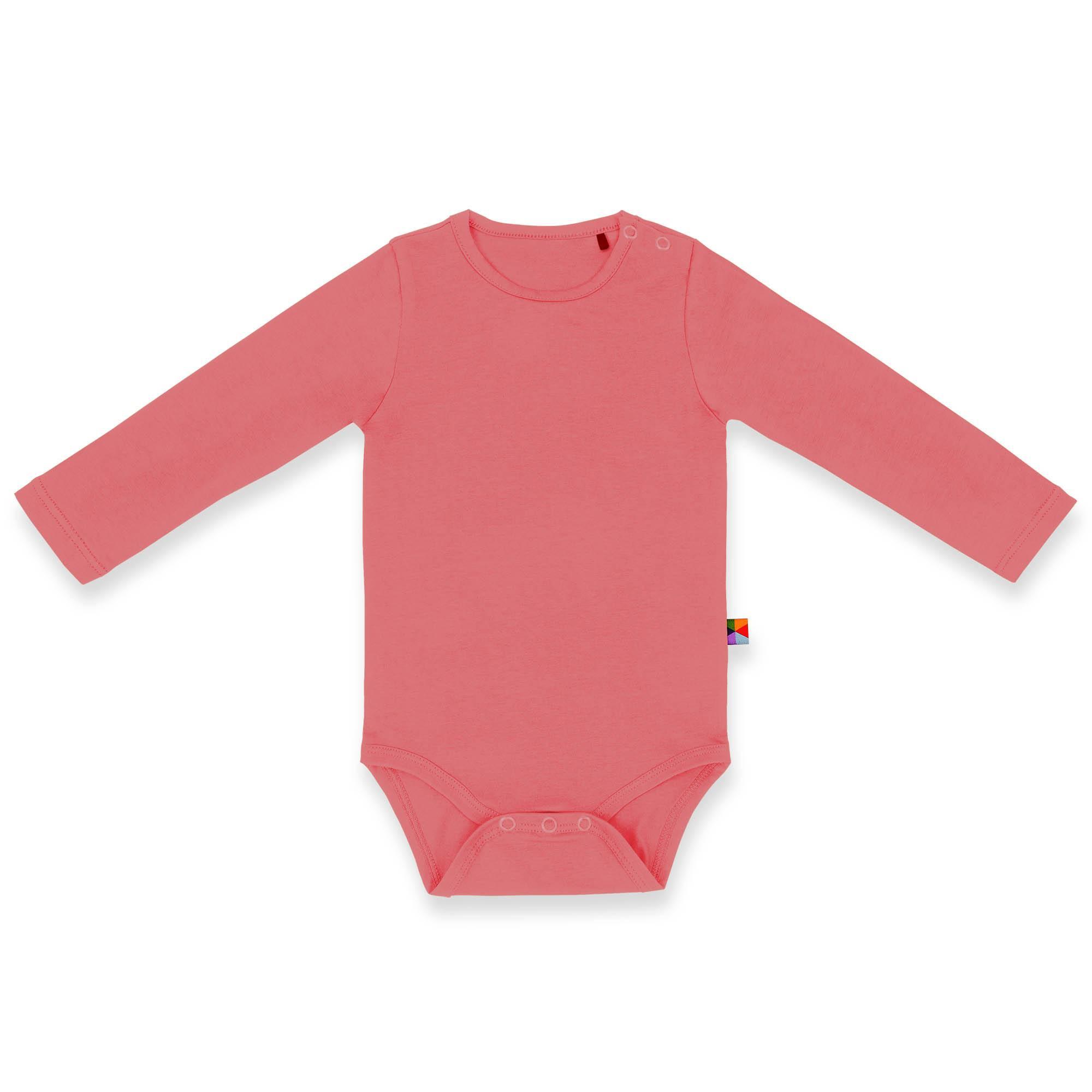 Coral long sleeve bodysuit