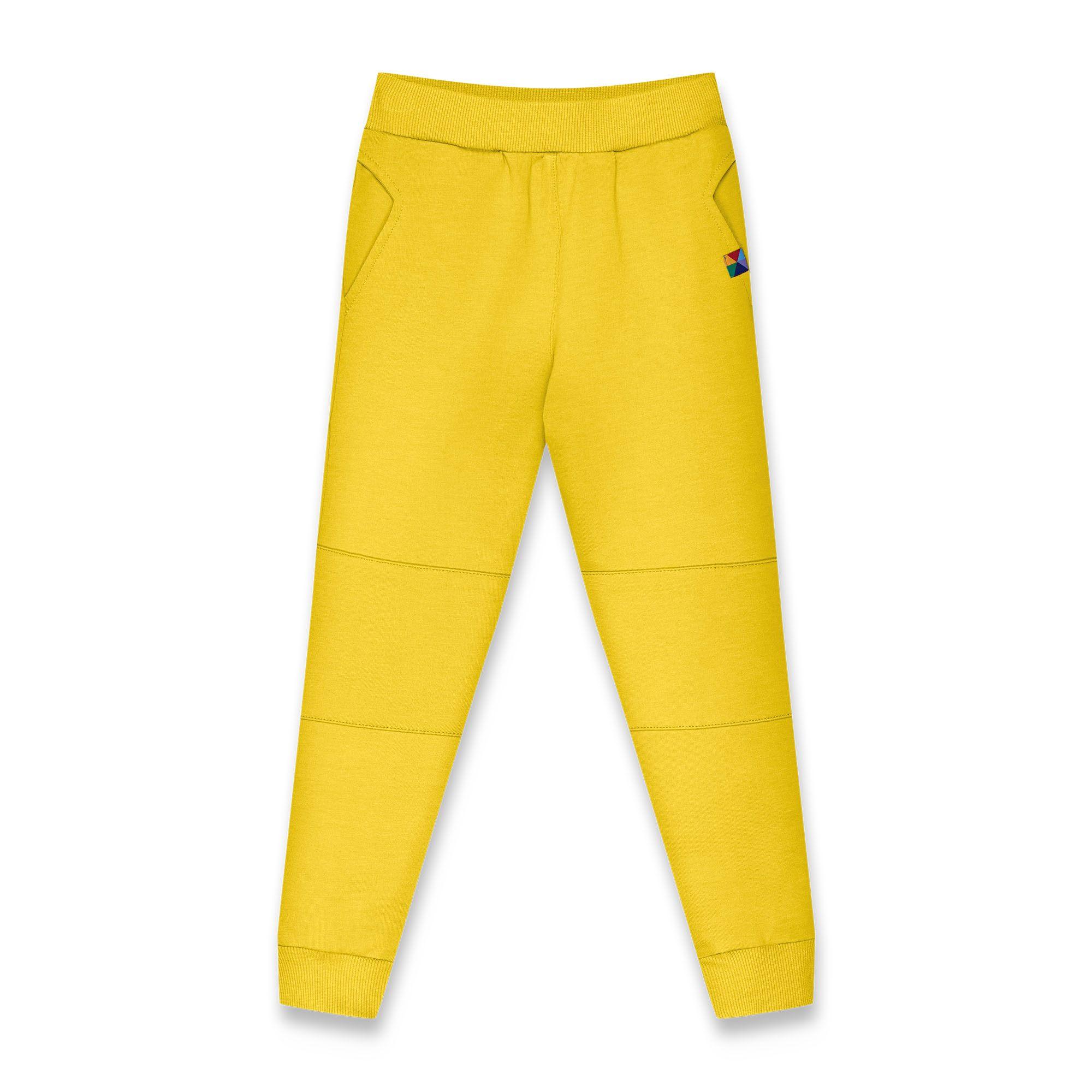 Yellow reinforced pants