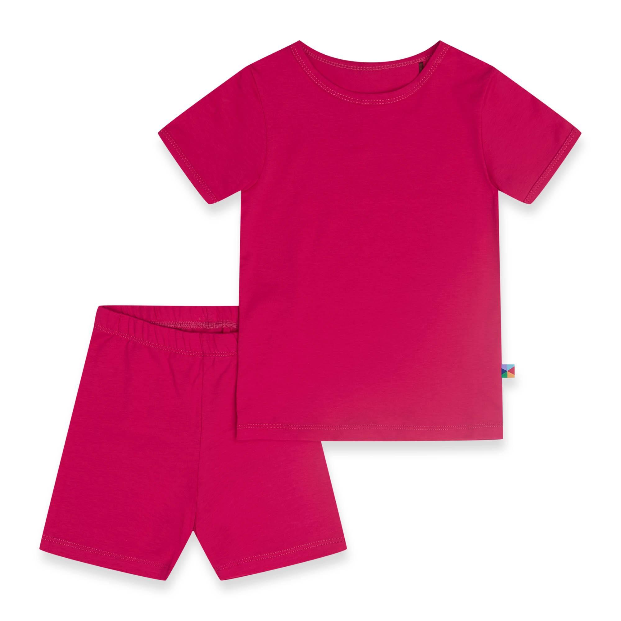 Pink short sleeve pyjamas