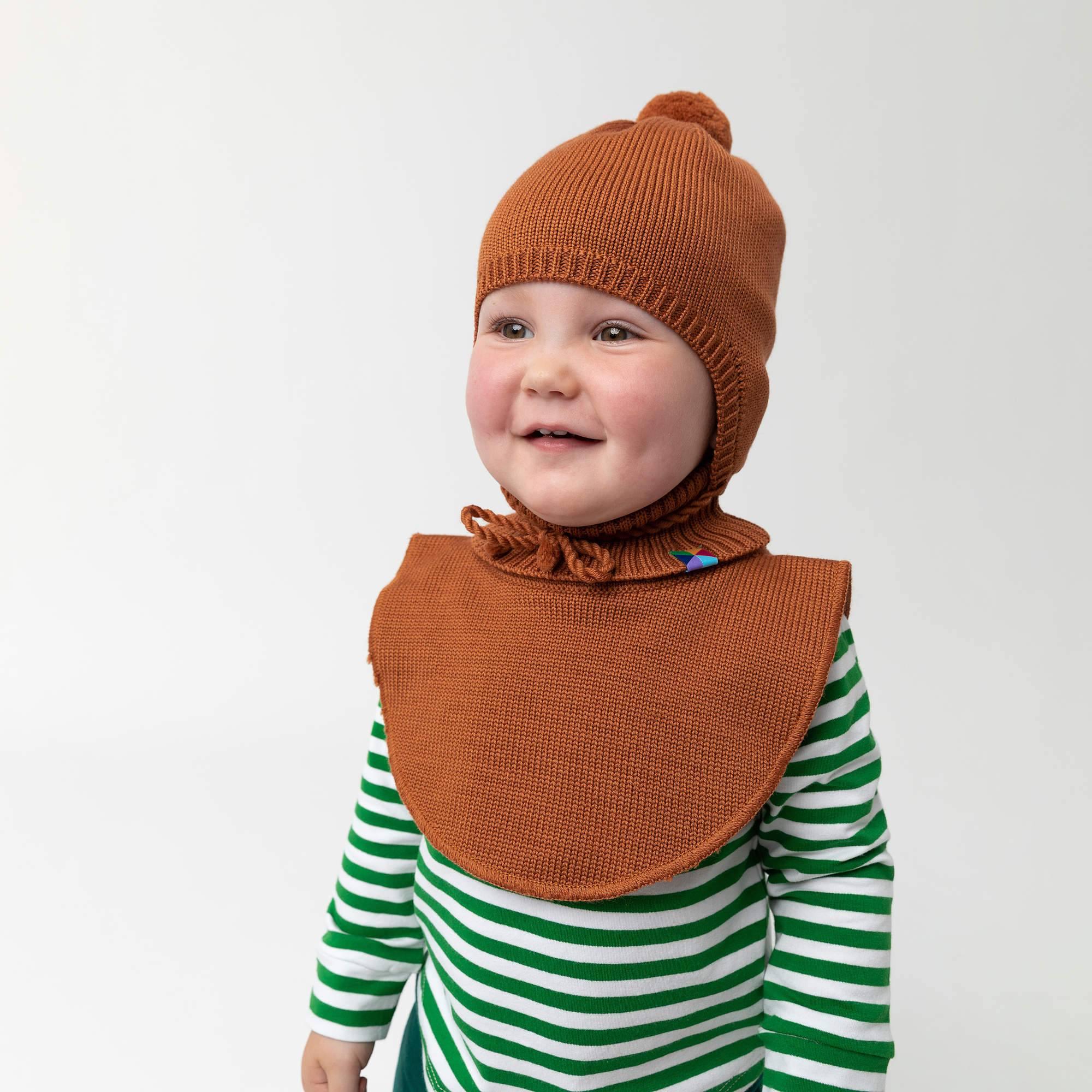 Caramel merino wool hat Baby