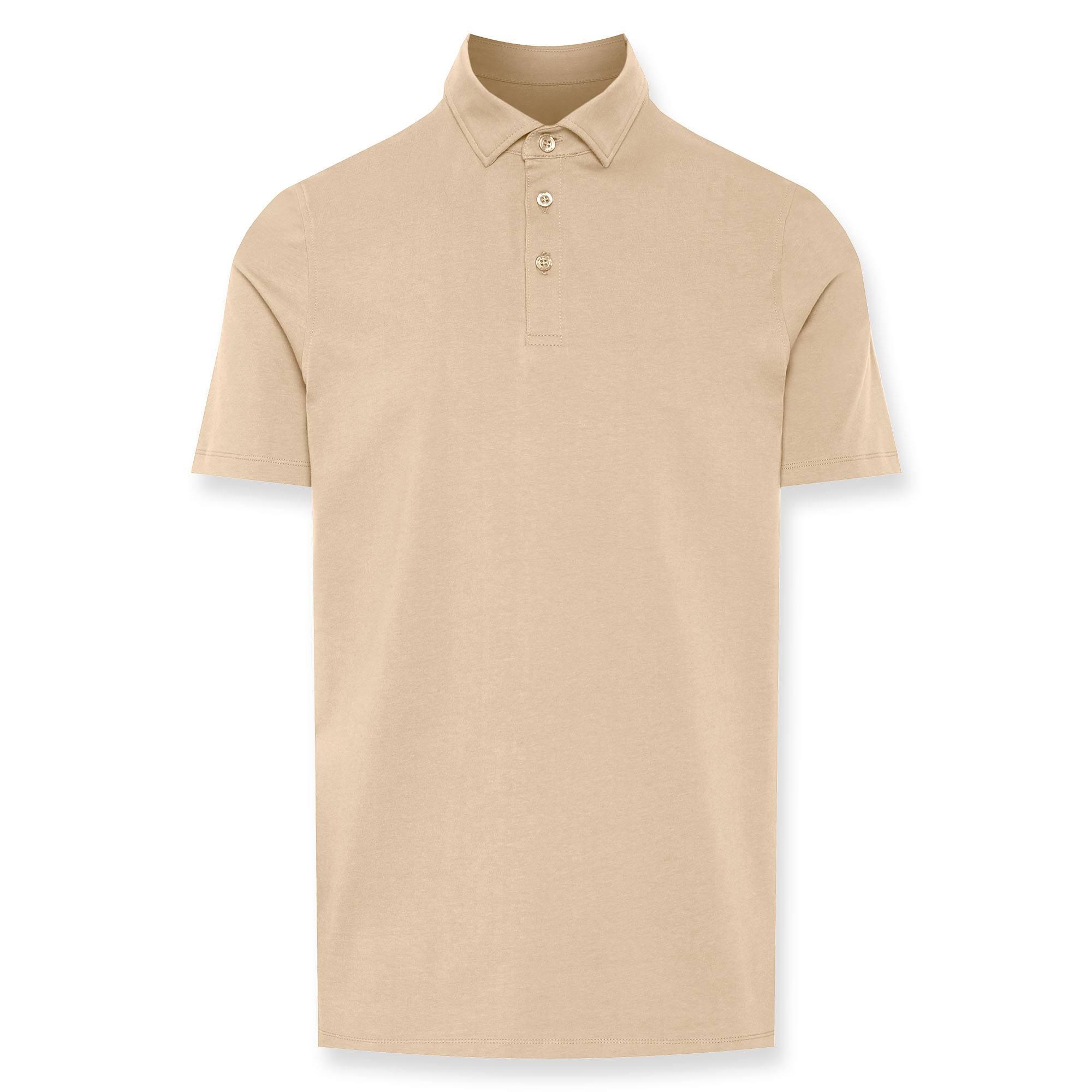 Beige polo shirt Men