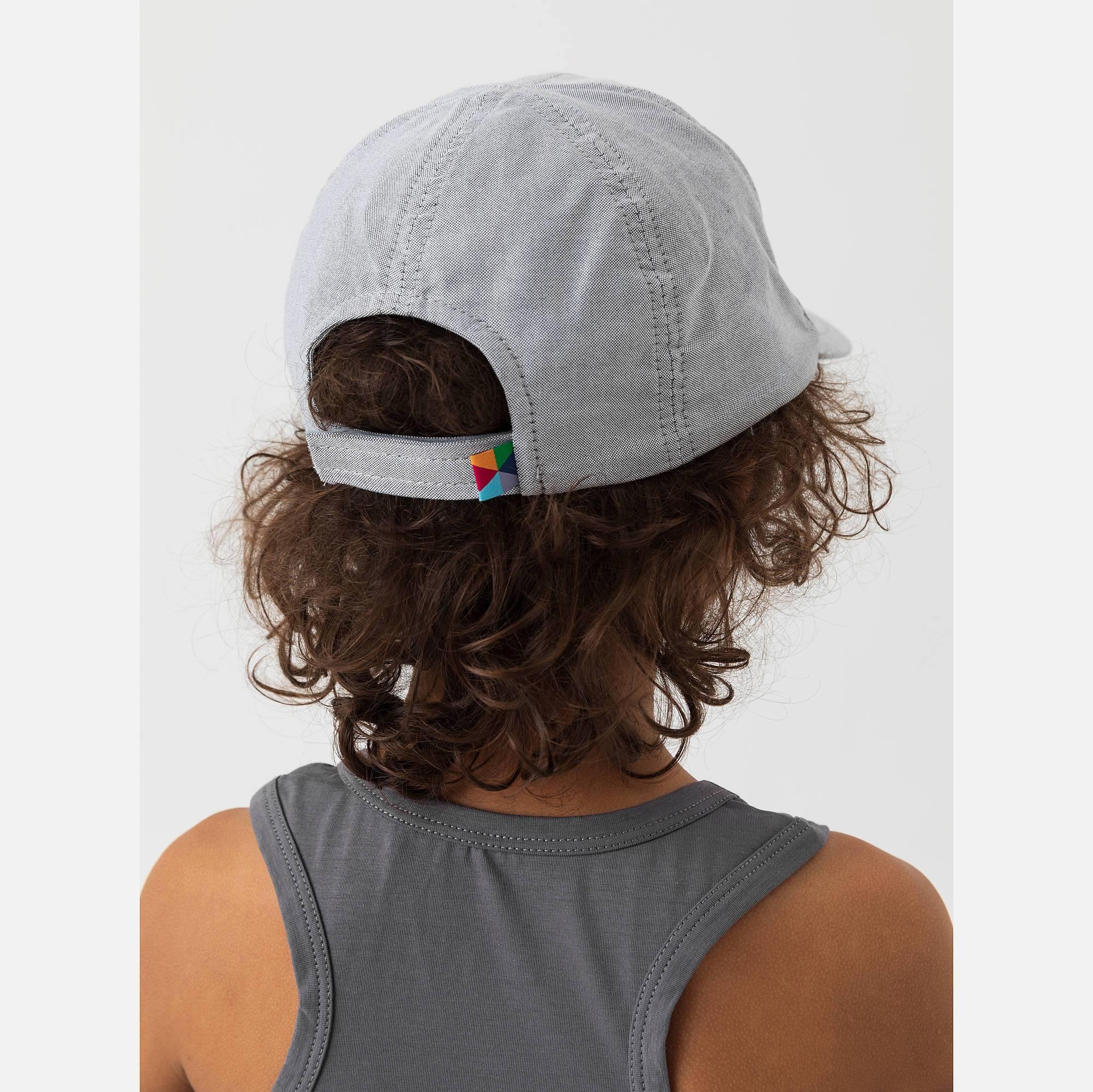 Grey melange baseball cap