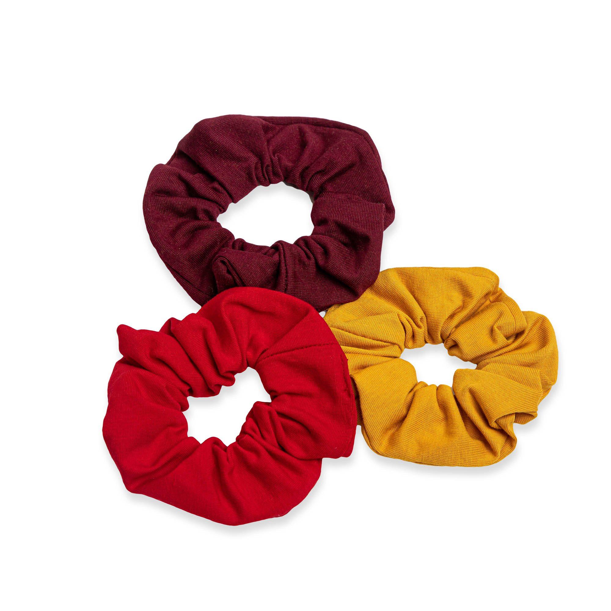 Mustard scrunchie set