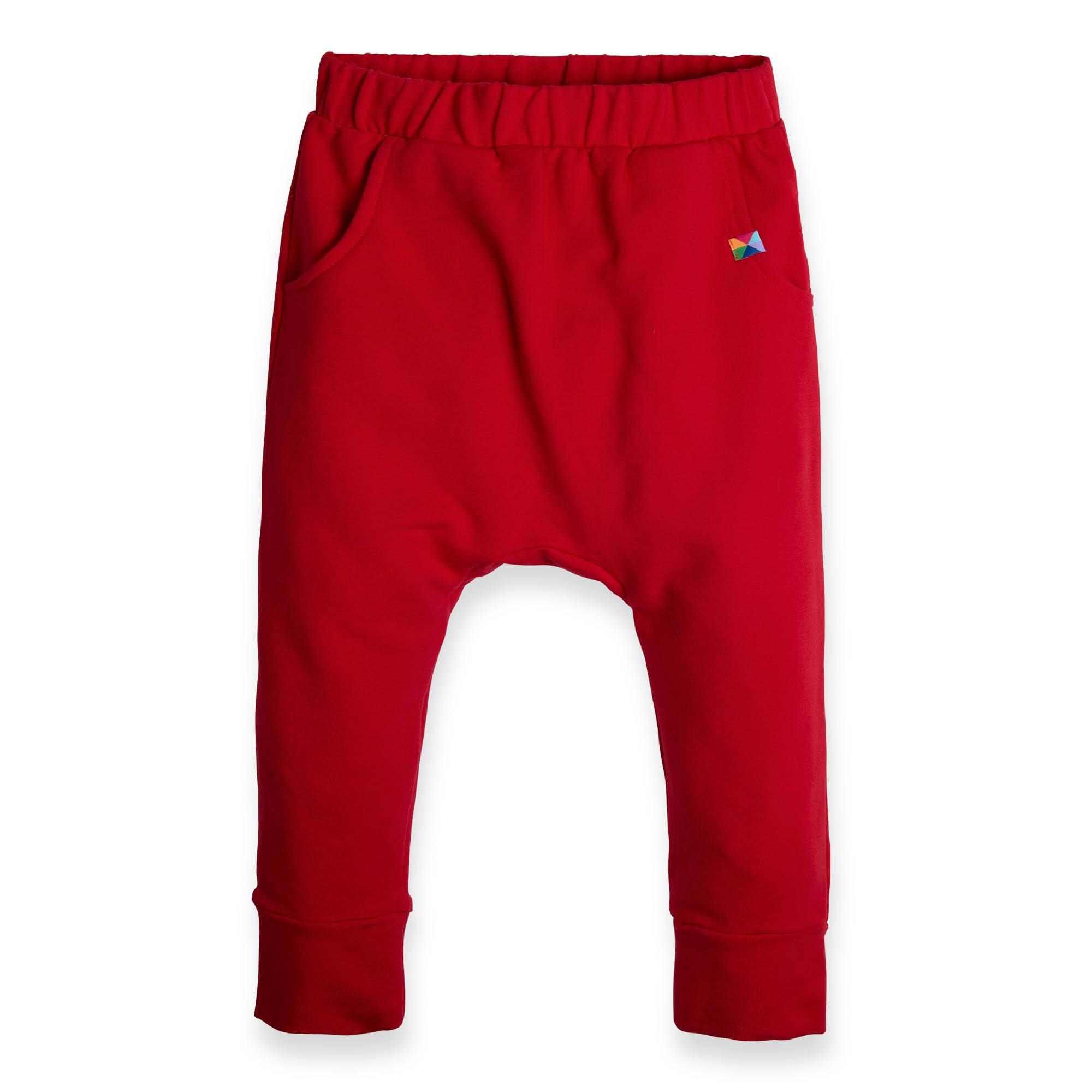 Red baggy pants