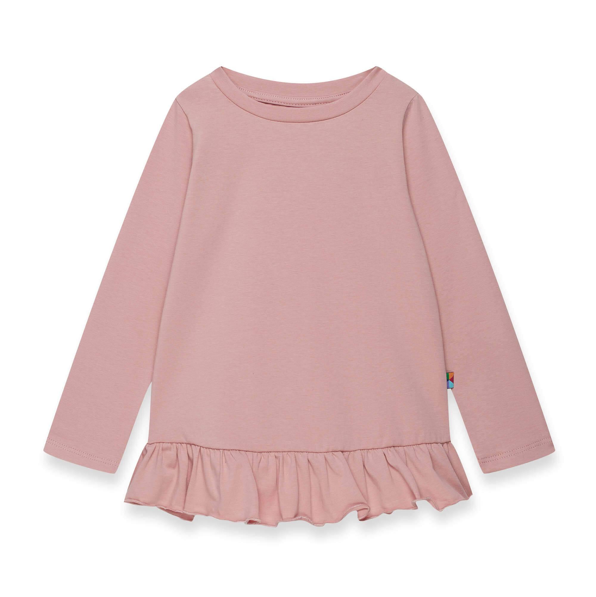 Pastel pink frill blouse