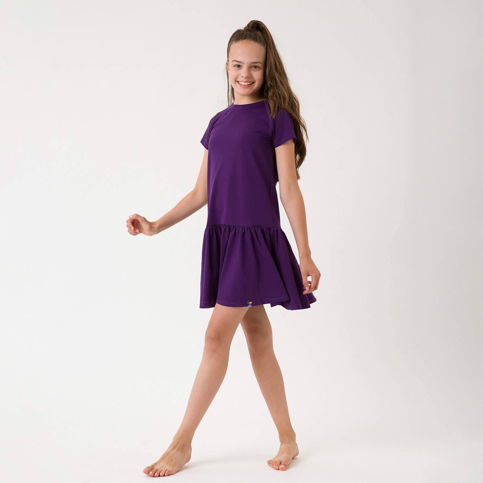 Violet frill dress Junior