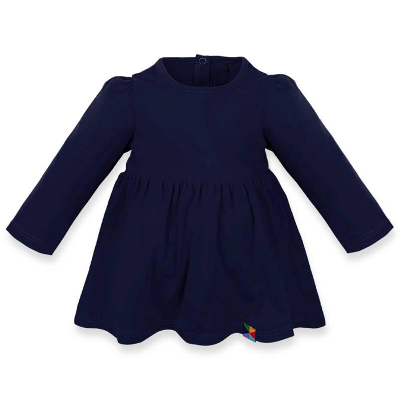 Navy blue long sleeve bodysuit dress