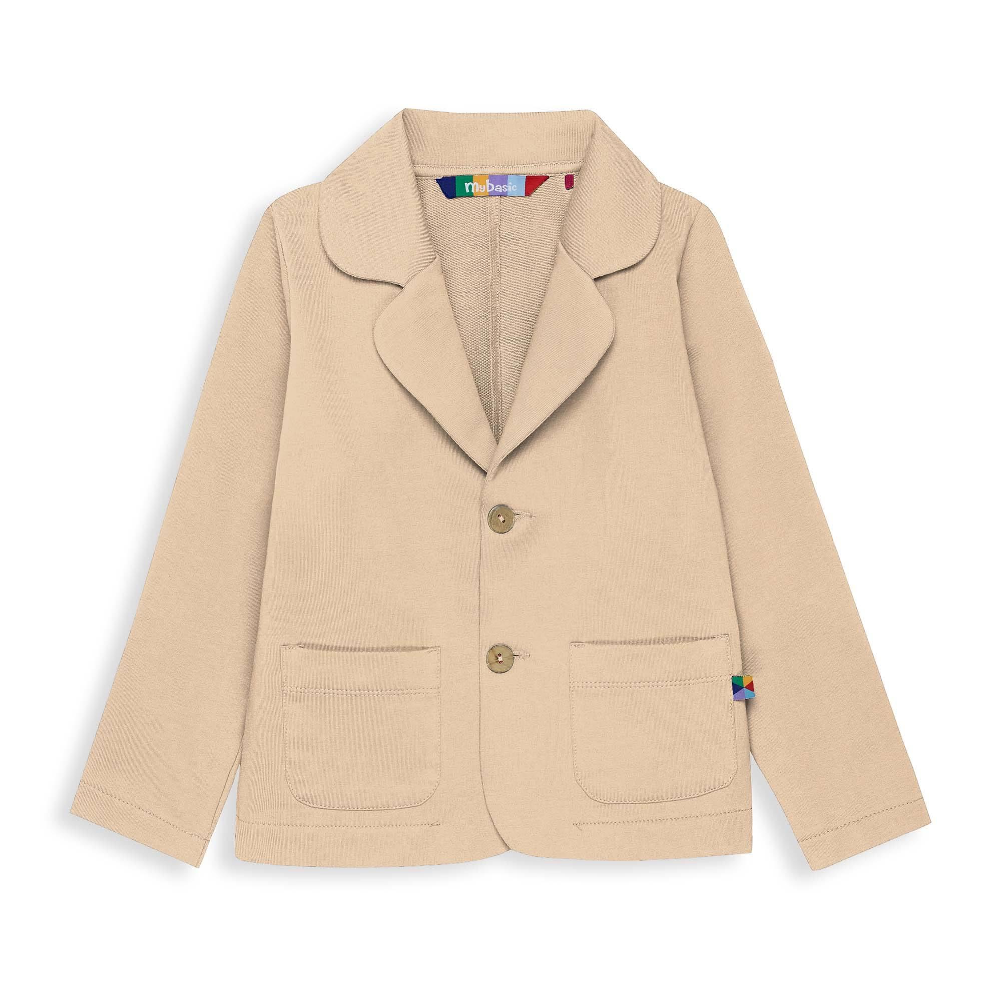 Beige blazer jacket