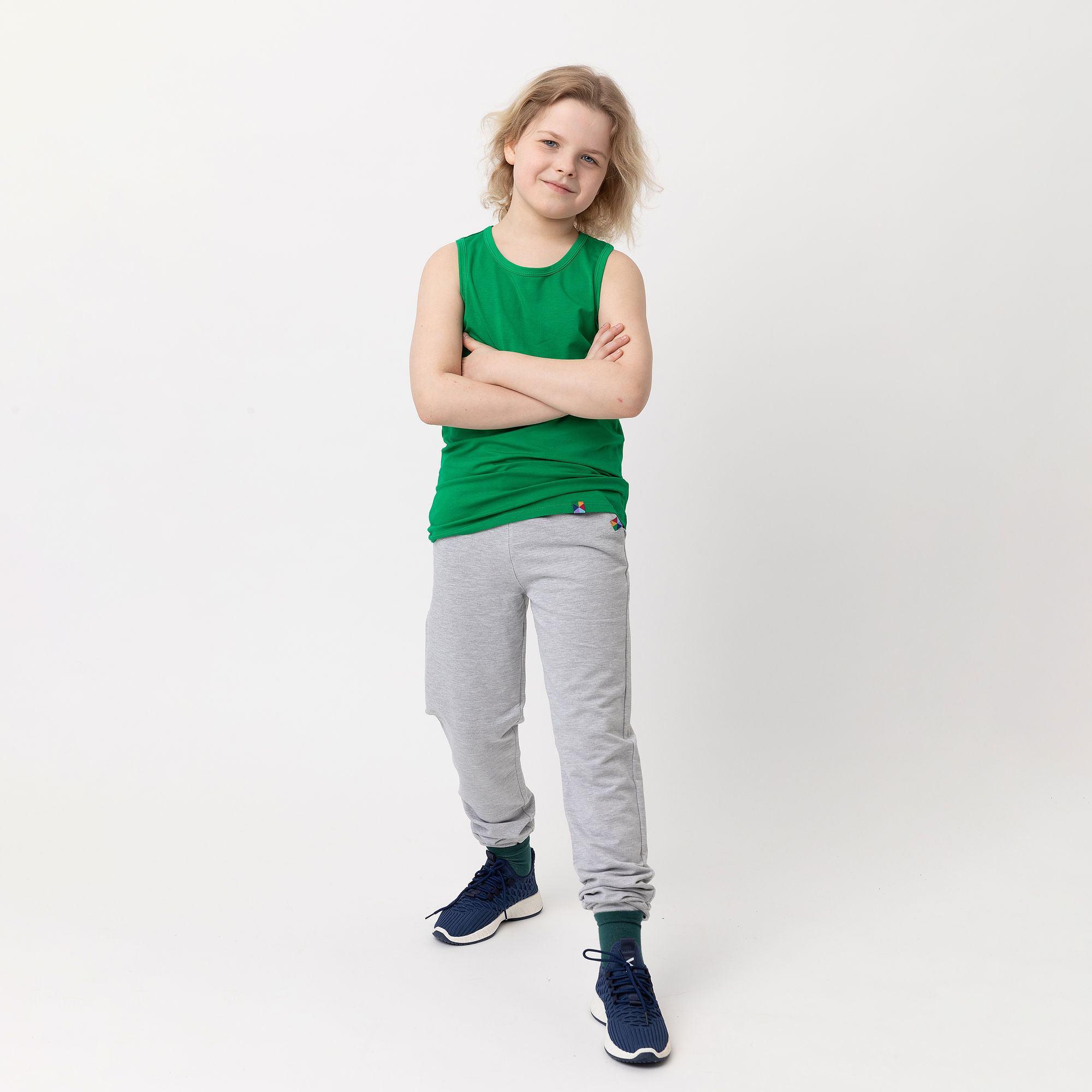 Green tank top Junior