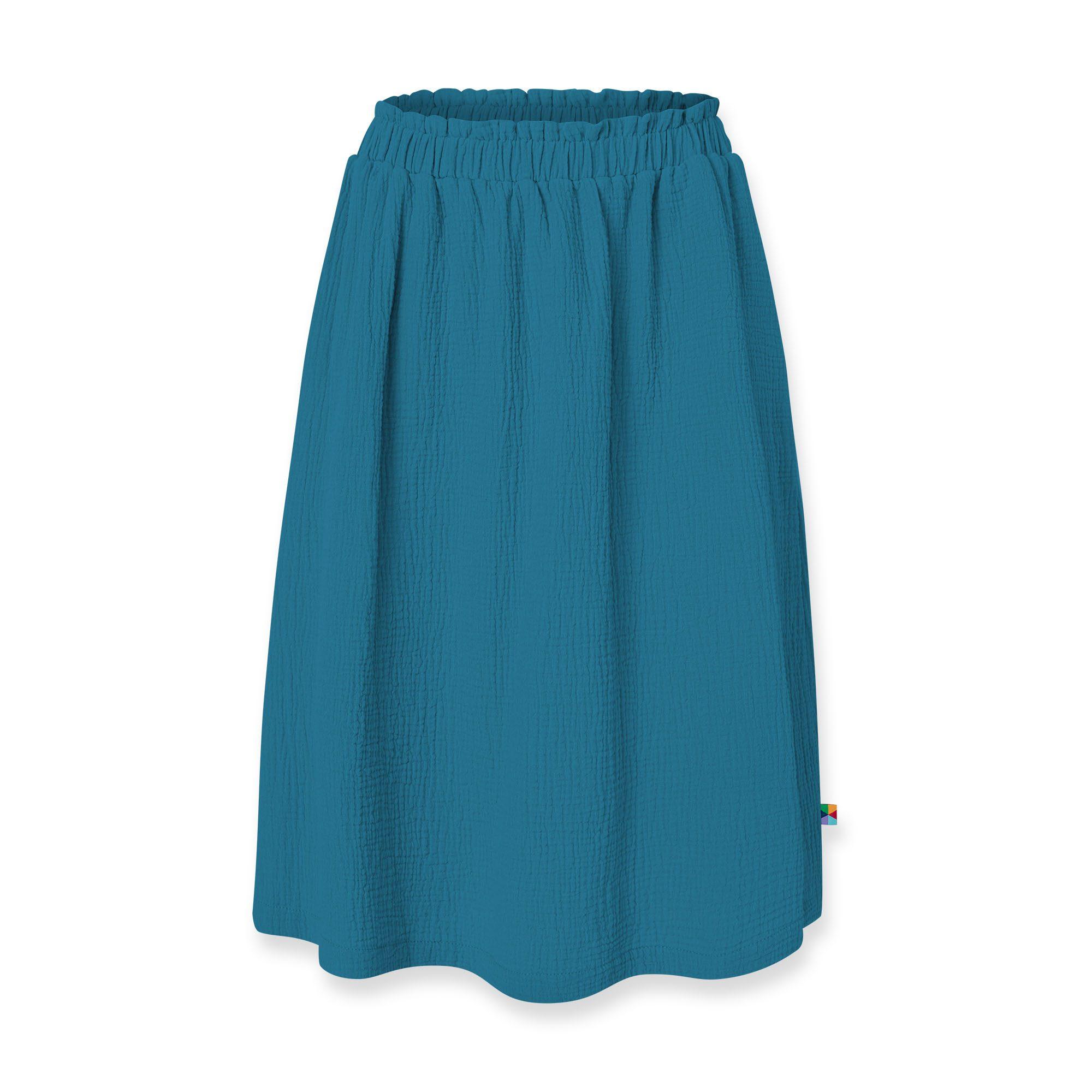 Blue muslin skirt Women