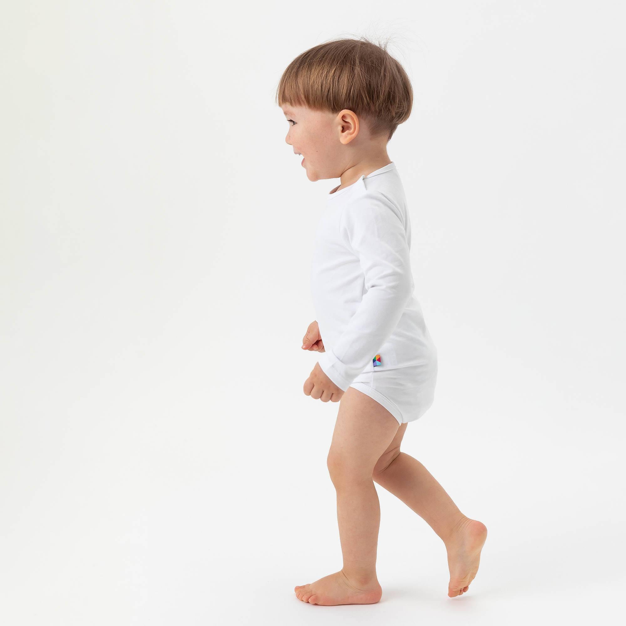 White long sleeve bodysuit