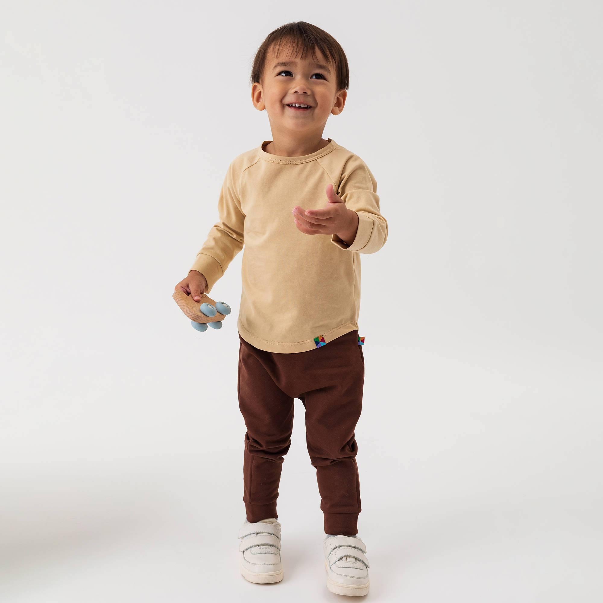 Beige longe sleeve shirt Baby