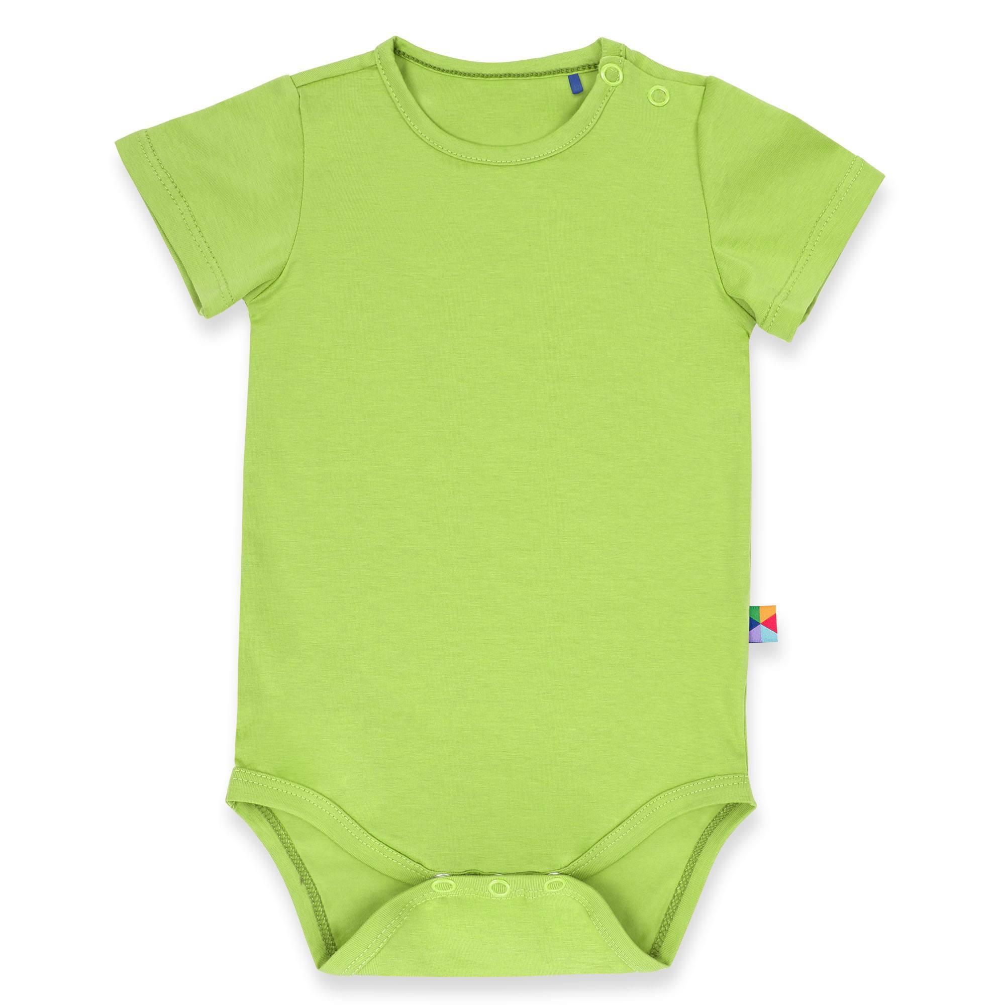 Lime green short sleeve bodysuit