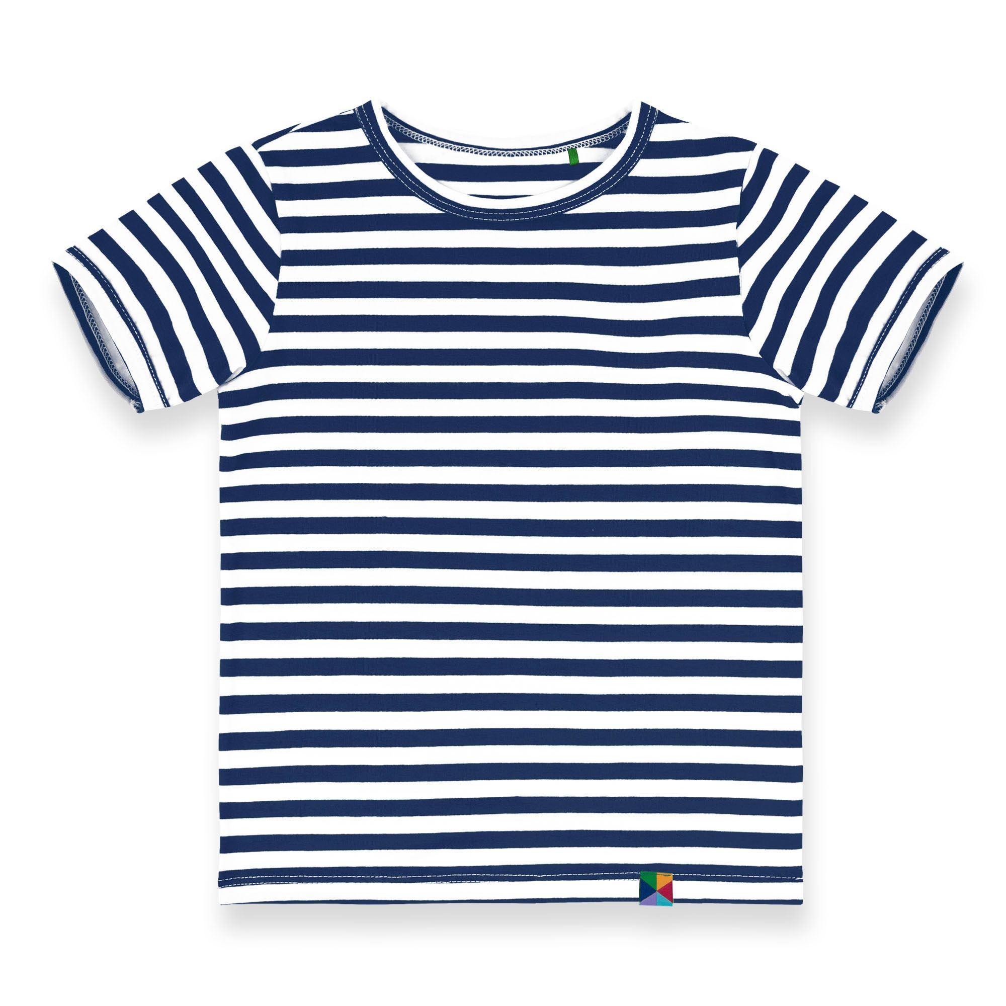 Navy blue stripes T-shirt Junior