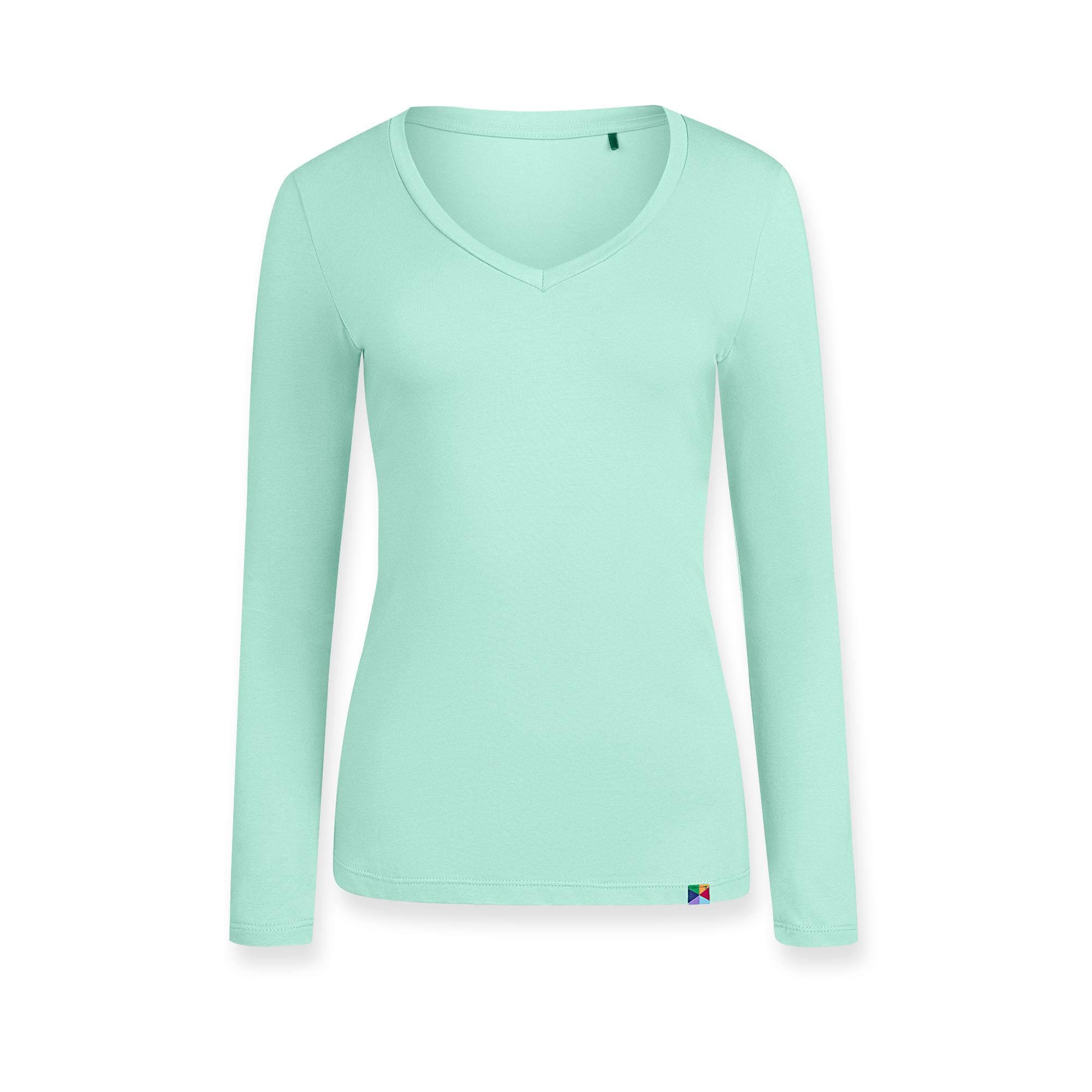 Mint v-neck T-shirt Women