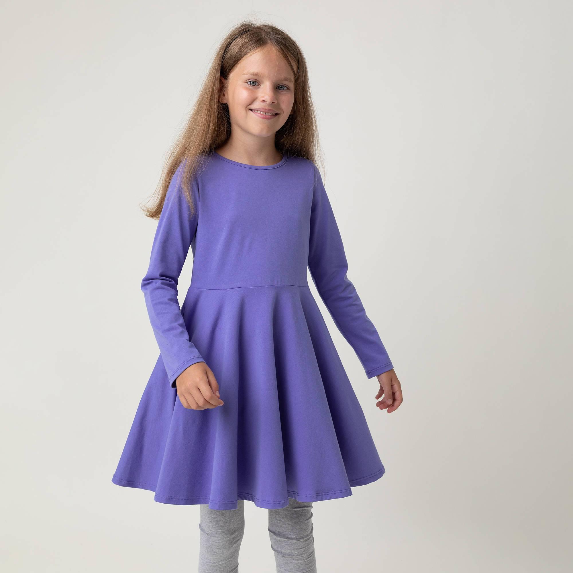 Very peri long sleeve dress