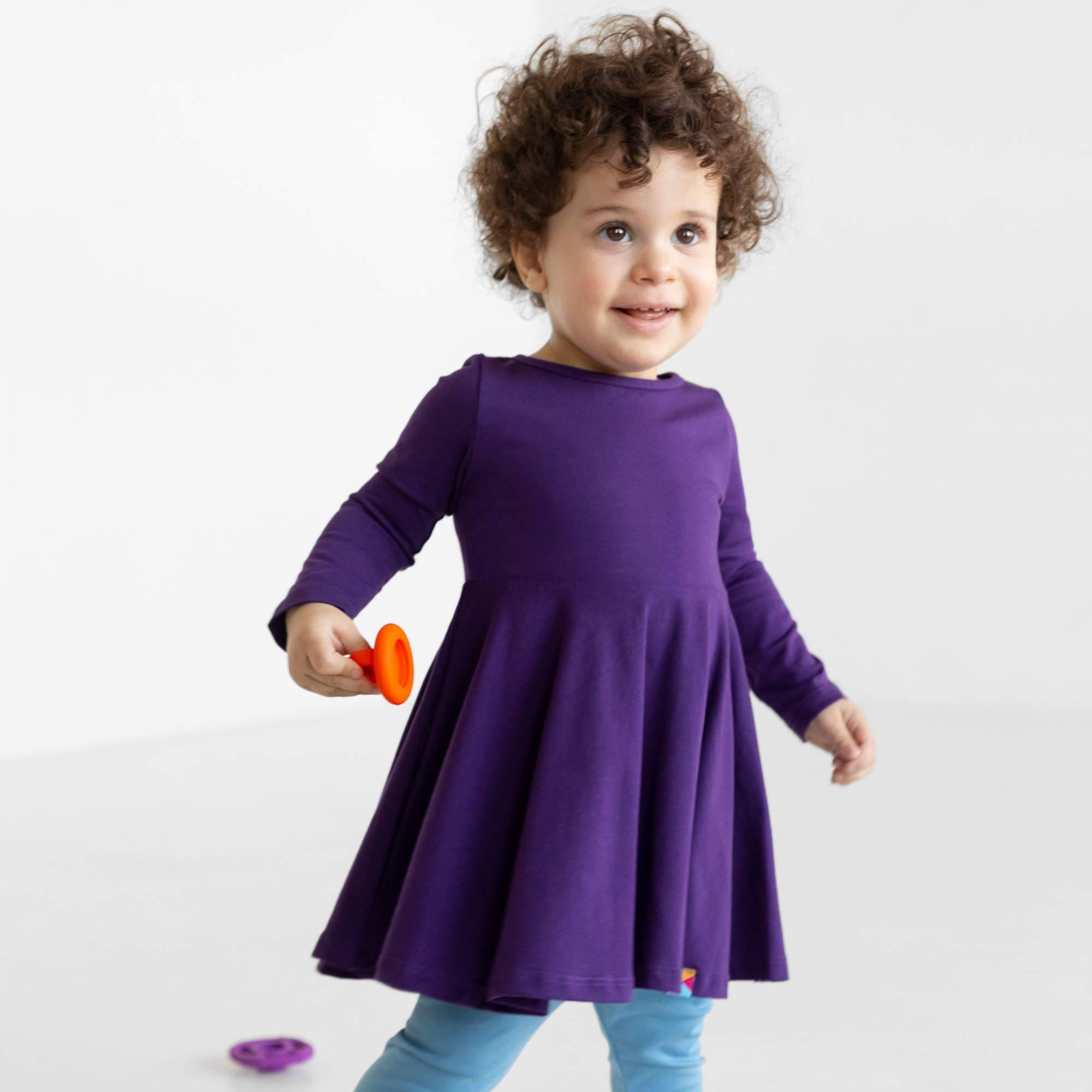 Violet long sleeve dress Baby