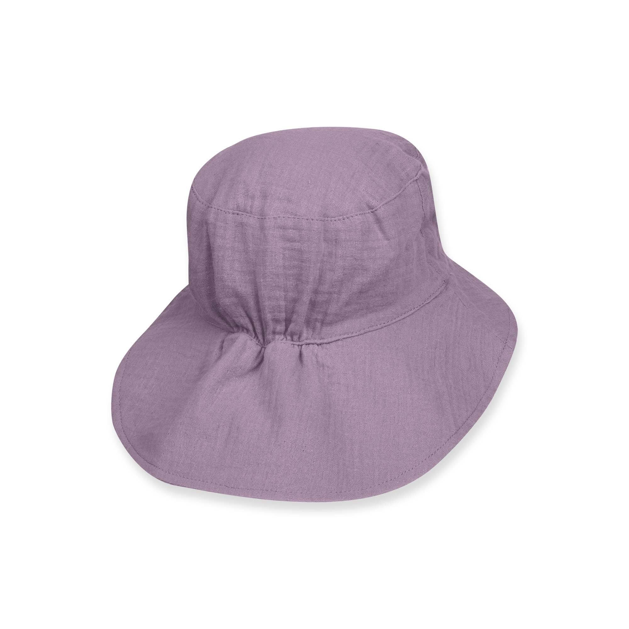 Heather muslin hat